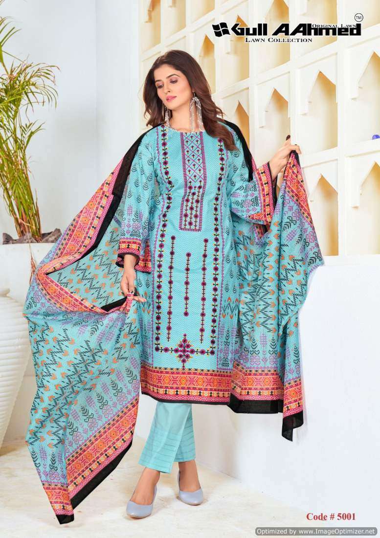 Gull A Ahmed Bin Saeed Vol-5 – Dress Material - Wholesale Catalog