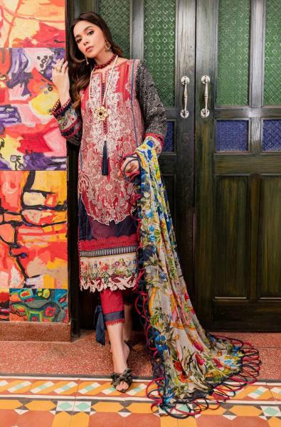 Hazzel Queens Court Vol 12 Cotton Dupatta Pakistani Suits Wholesale catalog