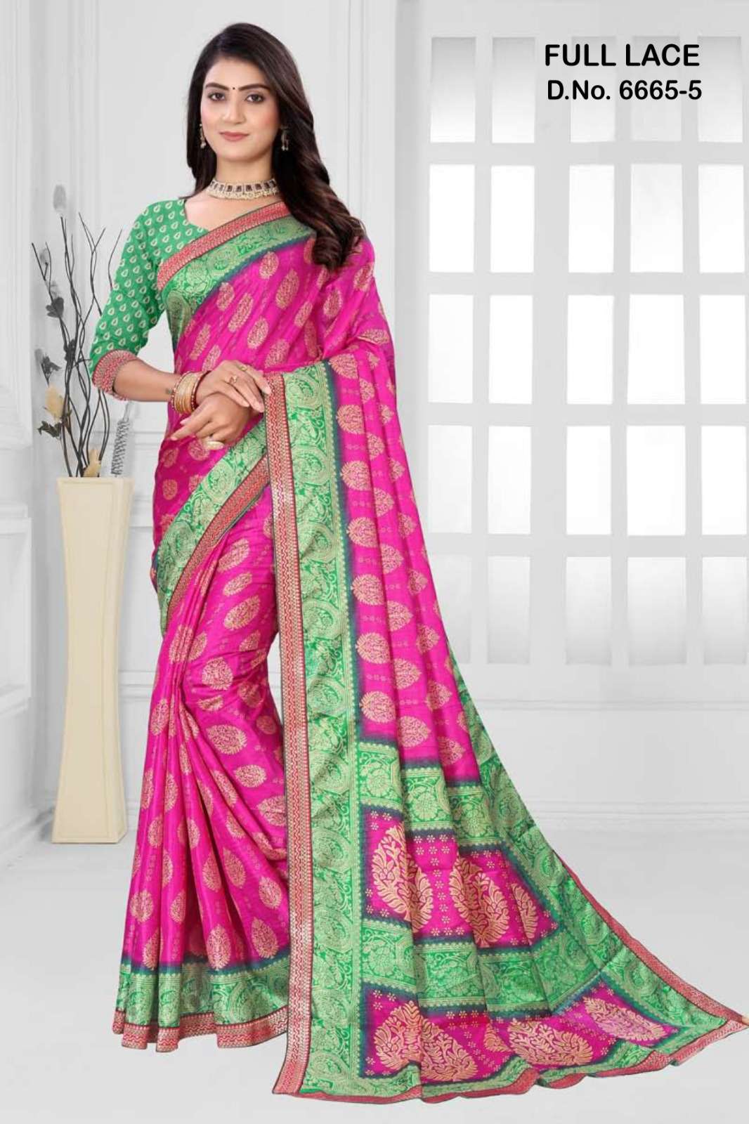 INDER SILK MILLS ROCKET-6665 Saree Wholesale catalog