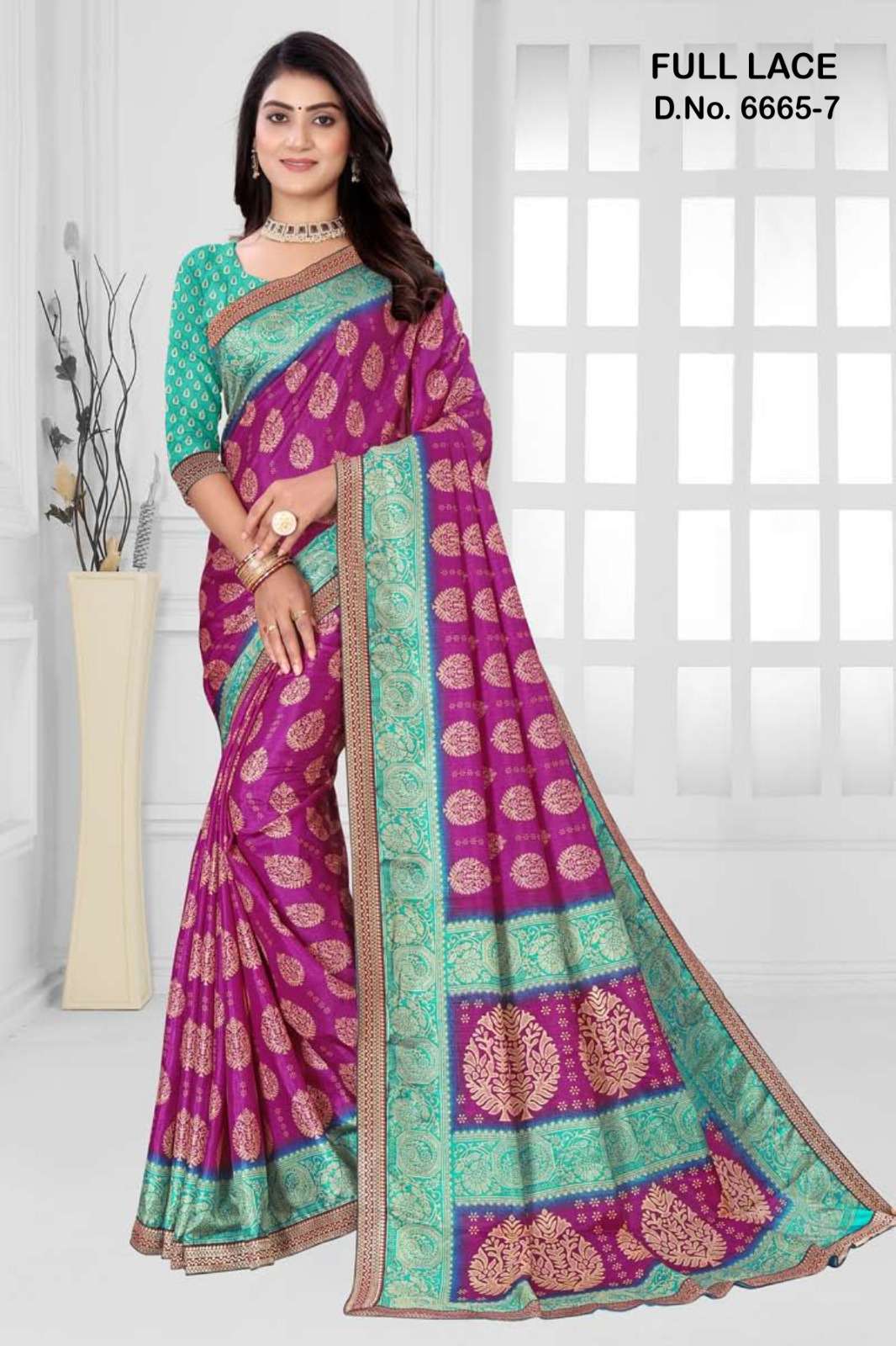 INDER SILK MILLS ROCKET-6665 Saree Wholesale catalog