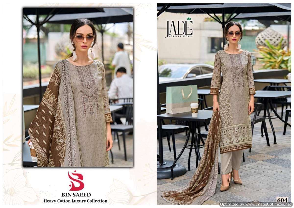 Jade Bin Saeed Vol-6 – Dress Material - Wholesale Catalog