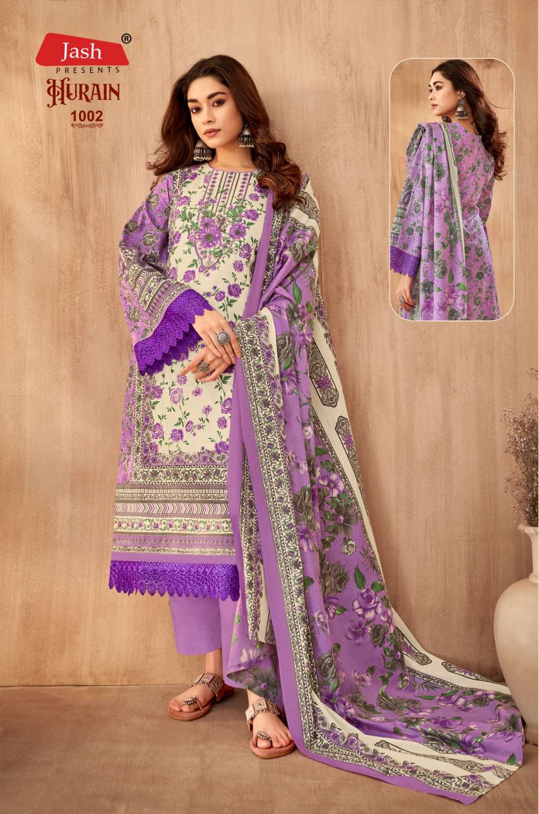 Jash Hurain Vol 1 Cotton Dress Material Wholesale catalog