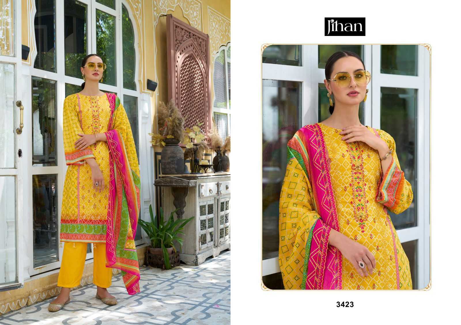 Jihan Bin Saeed Vol 11 Lawn Printed Pakistani Suits Wholesale catalog