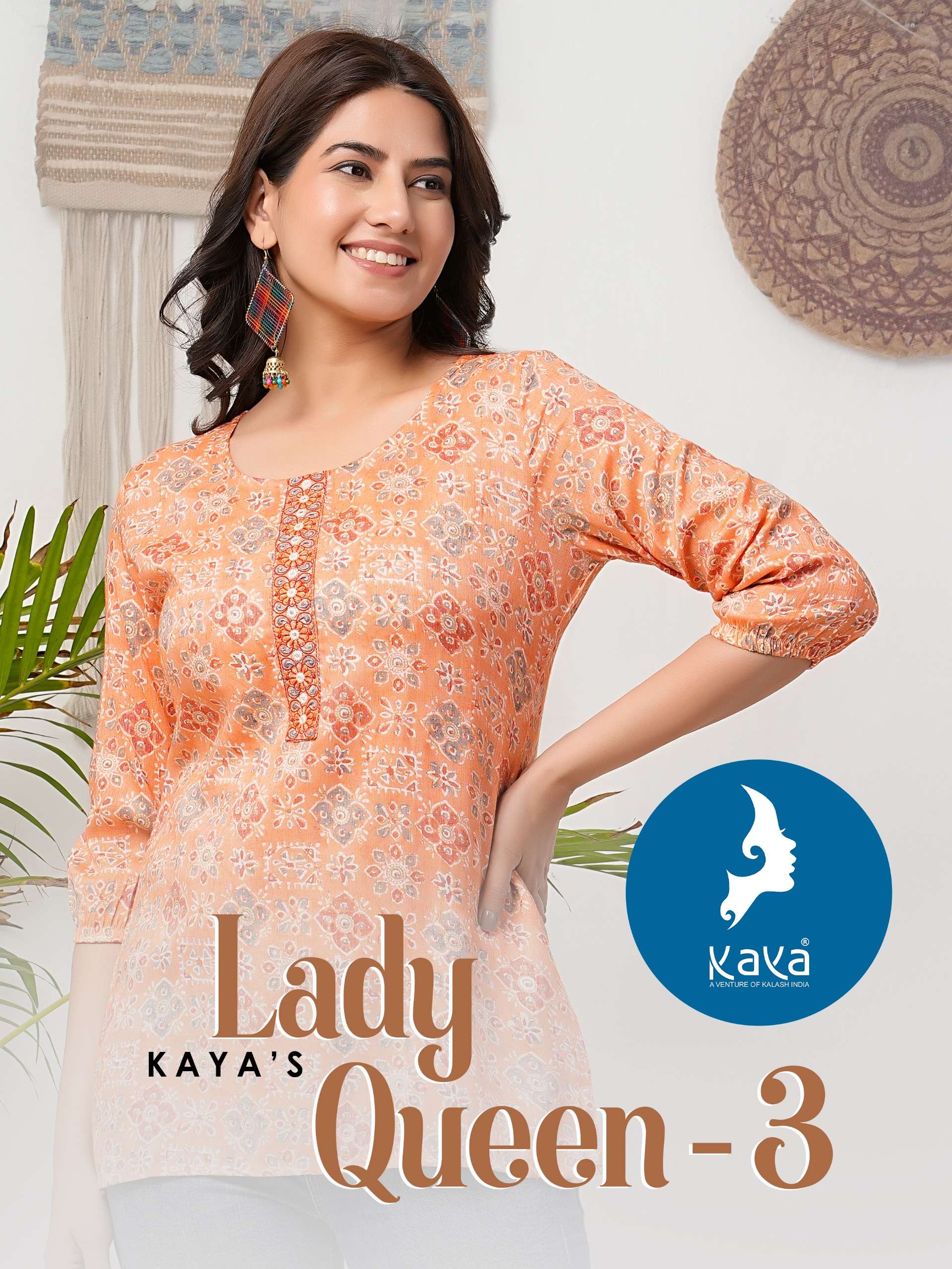 KAYA LADY QUEEN-3 Kurti Wholesale catalog