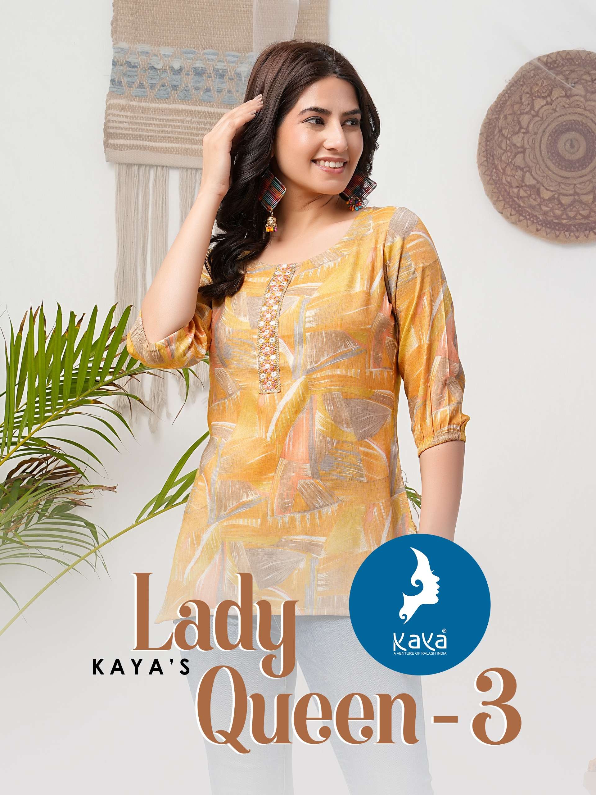 KAYA LADY QUEEN-3 Kurti Wholesale catalog