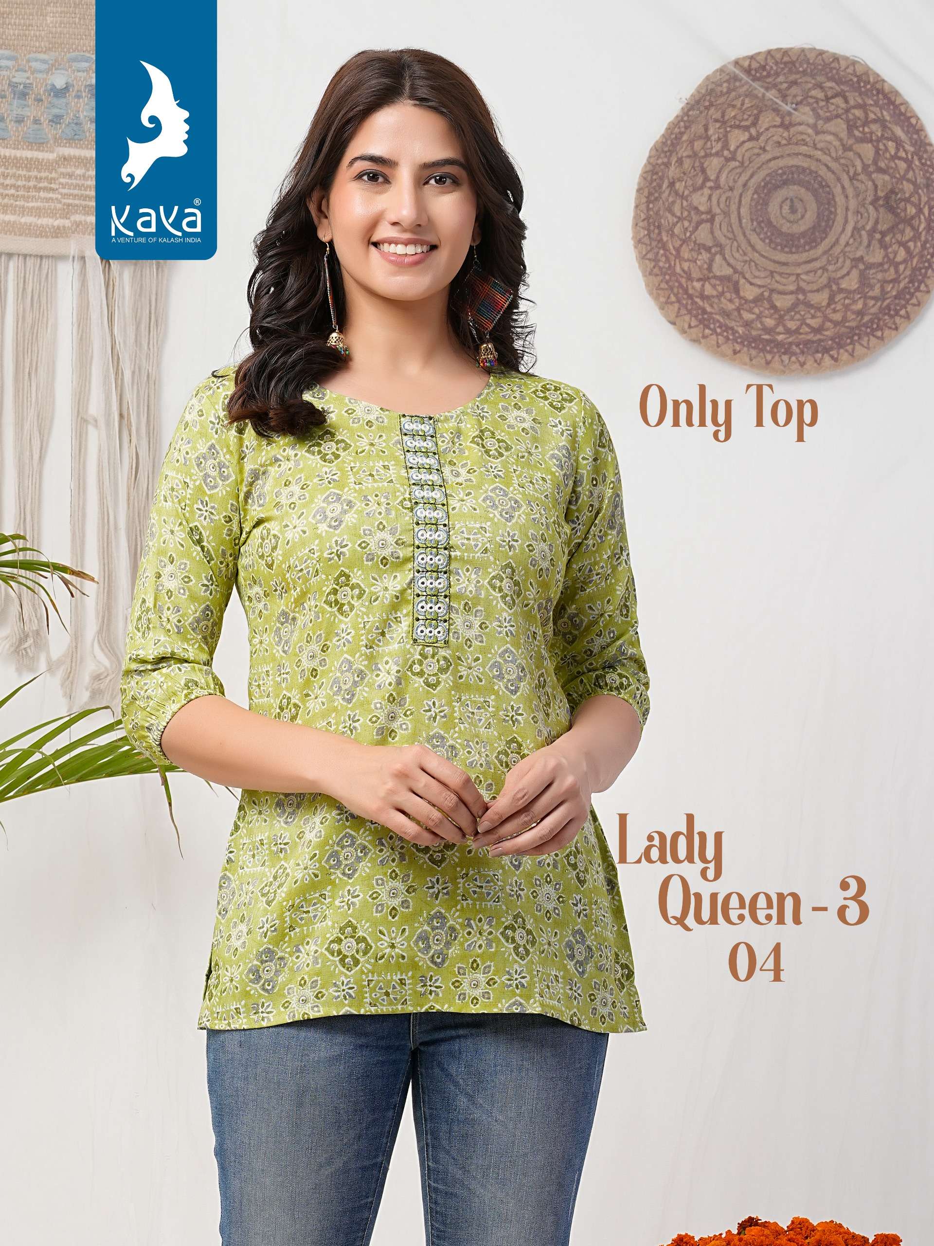 KAYA LADY QUEEN-3 Kurti Wholesale catalog