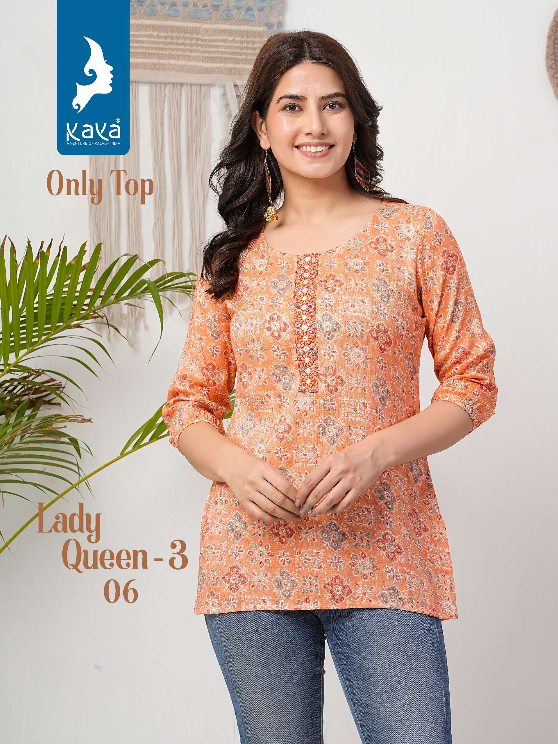 KAYA LADY QUEEN-3 Kurti Wholesale catalog