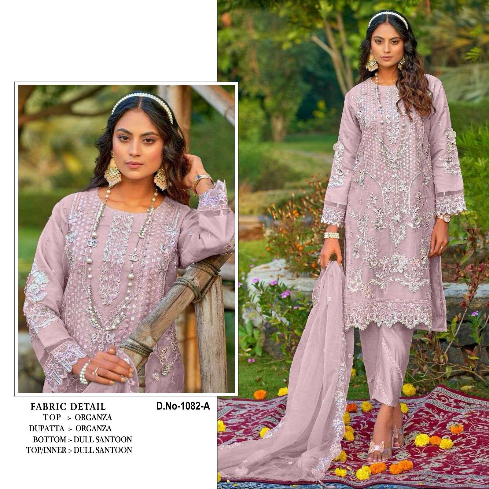 Kb Super Hit 1082 Organza Designer Pakistani Suit Wholesale catalog