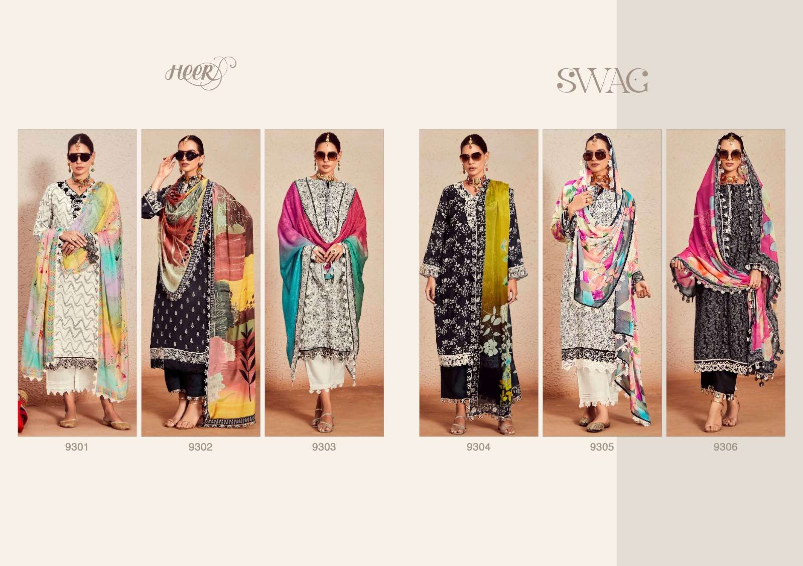 Kimora Heer Swag Muslin Digital Printed Salwar Kameez Wholesale catalog