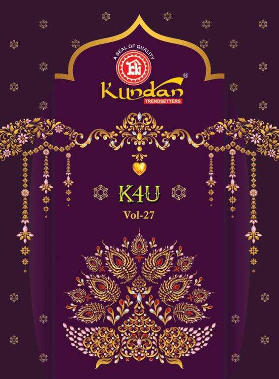 Kundan K4U Vol-27 – Readymade With Lining - Wholesale Catalog
