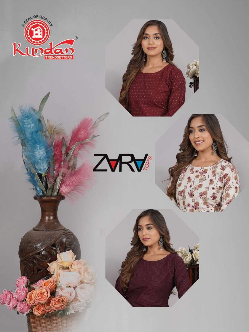 Kundan Zara Vol-1 – Short Tops - Wholesale Catalog