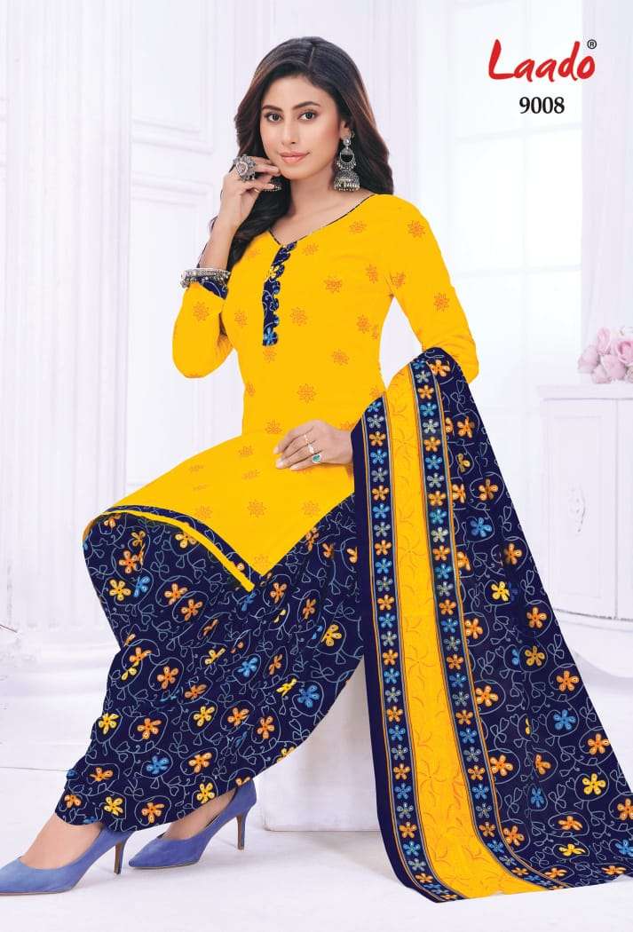 Laado Nadiya Patiyala Vol-9 – Dress Material - Wholesale Catalog