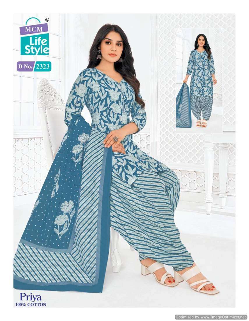 MCM Lifestyle Priya Vol-23 – Dress Material - Wholesale Catalog