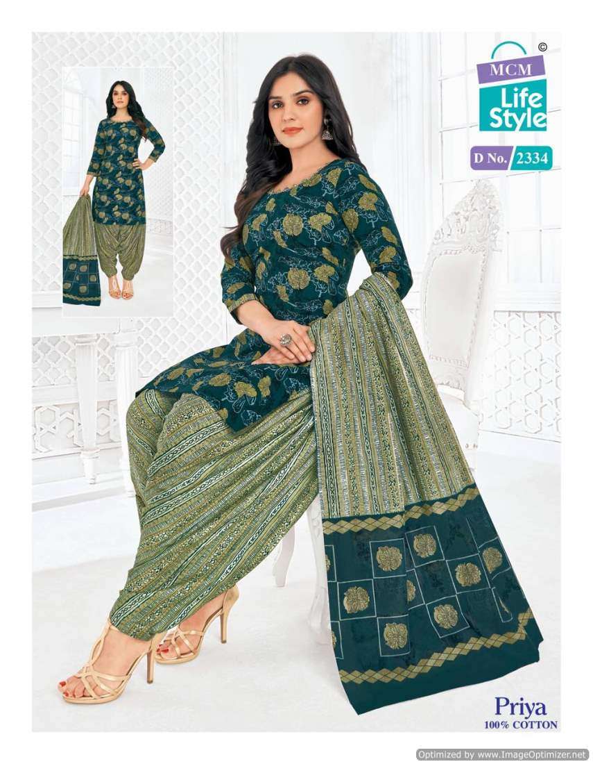 MCM Lifestyle Priya Vol-23 – Dress Material - Wholesale Catalog