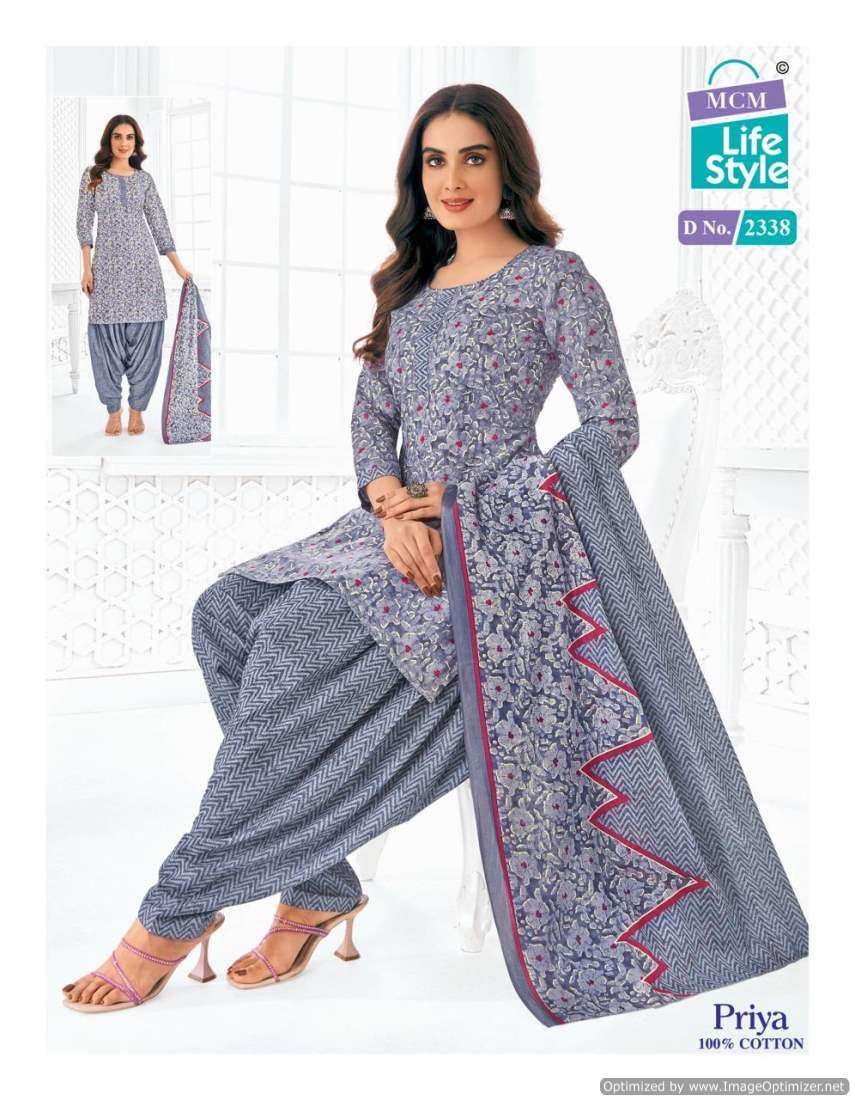 MCM Lifestyle Priya Vol-23 – Dress Material - Wholesale Catalog