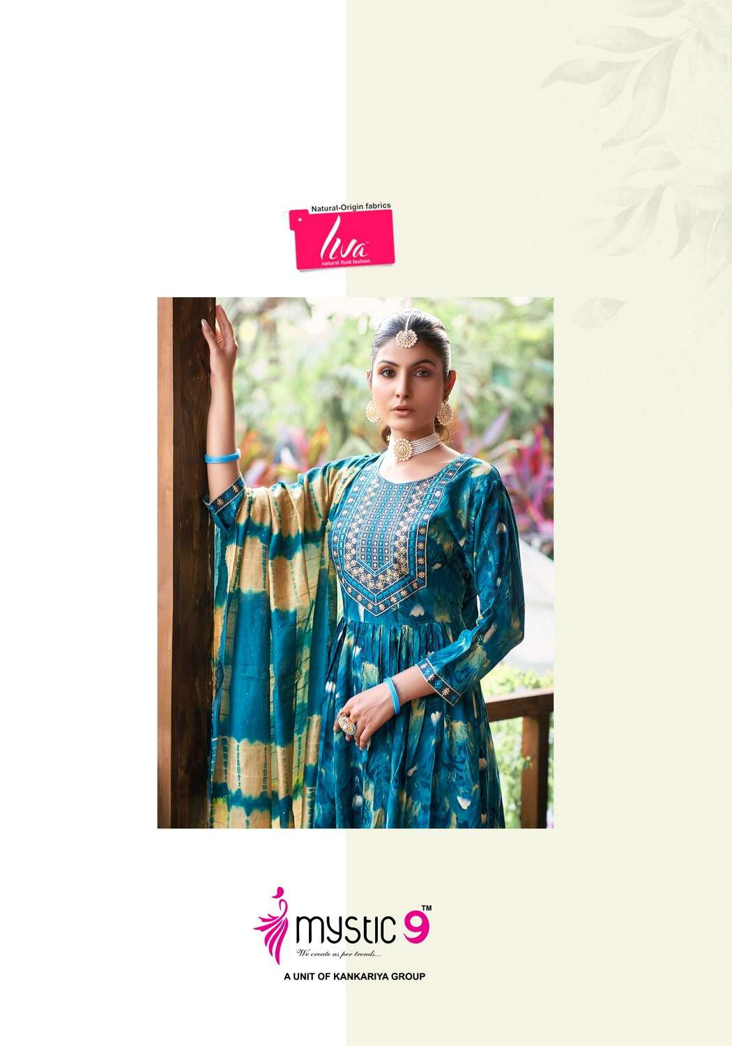 Mystic 9 Shanaya Vol-1 – Umbrella Cut Kurti With Pant And Dupatta - Wholesale Catalog