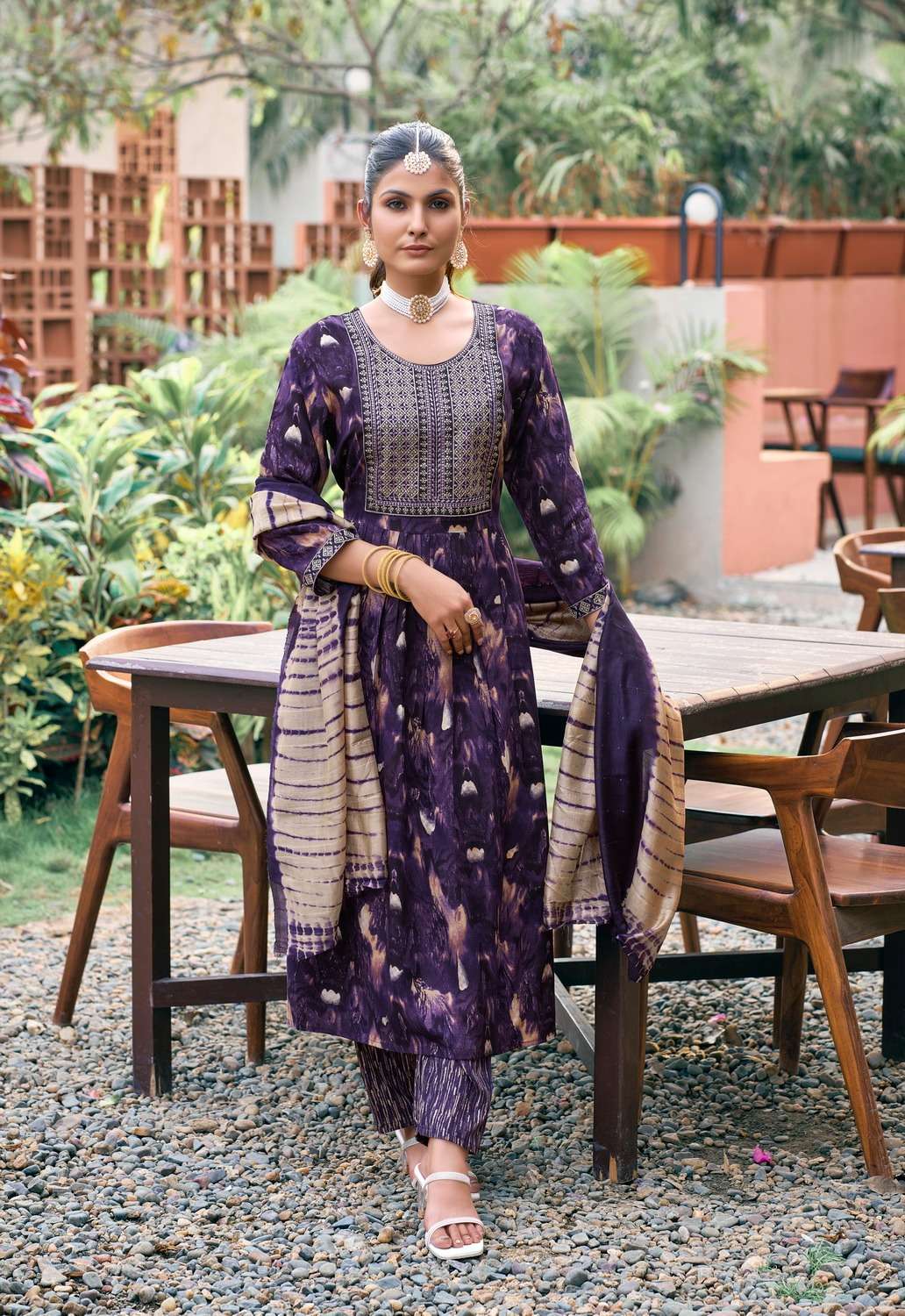 Mystic 9 Shanaya Vol-1 – Umbrella Cut Kurti With Pant And Dupatta - Wholesale Catalog