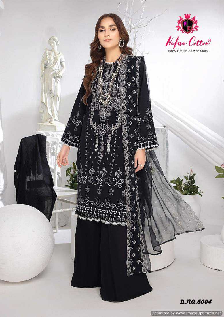 Nafisa Black And White Vol-6 – Dress Material - Wholesale Catalog