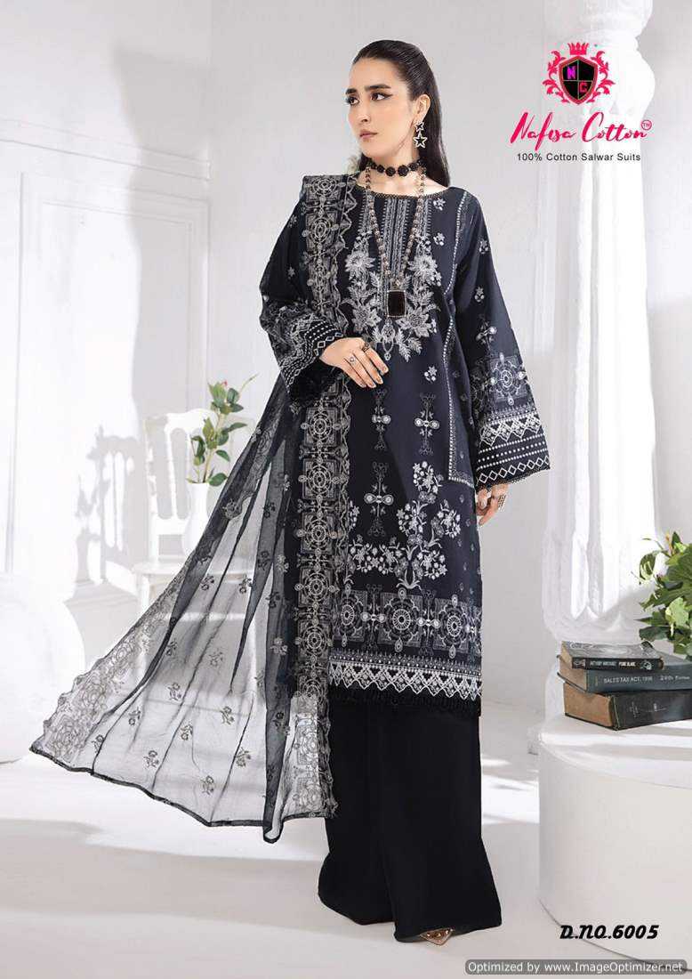 Nafisa Black And White Vol-6 – Dress Material - Wholesale Catalog