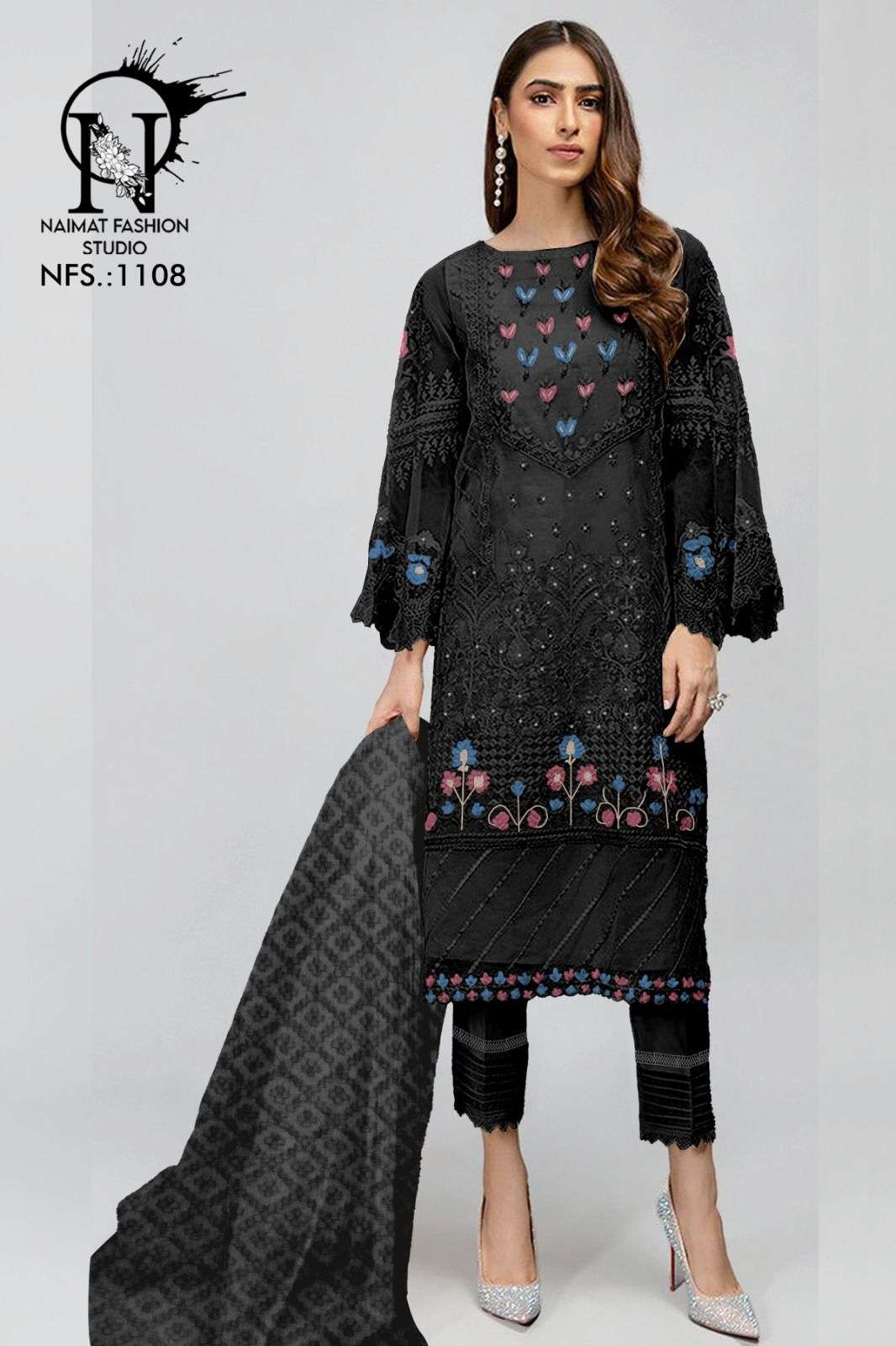 Naimat Fashion Studio 1108 Pakistani Suits Wholesale catalog