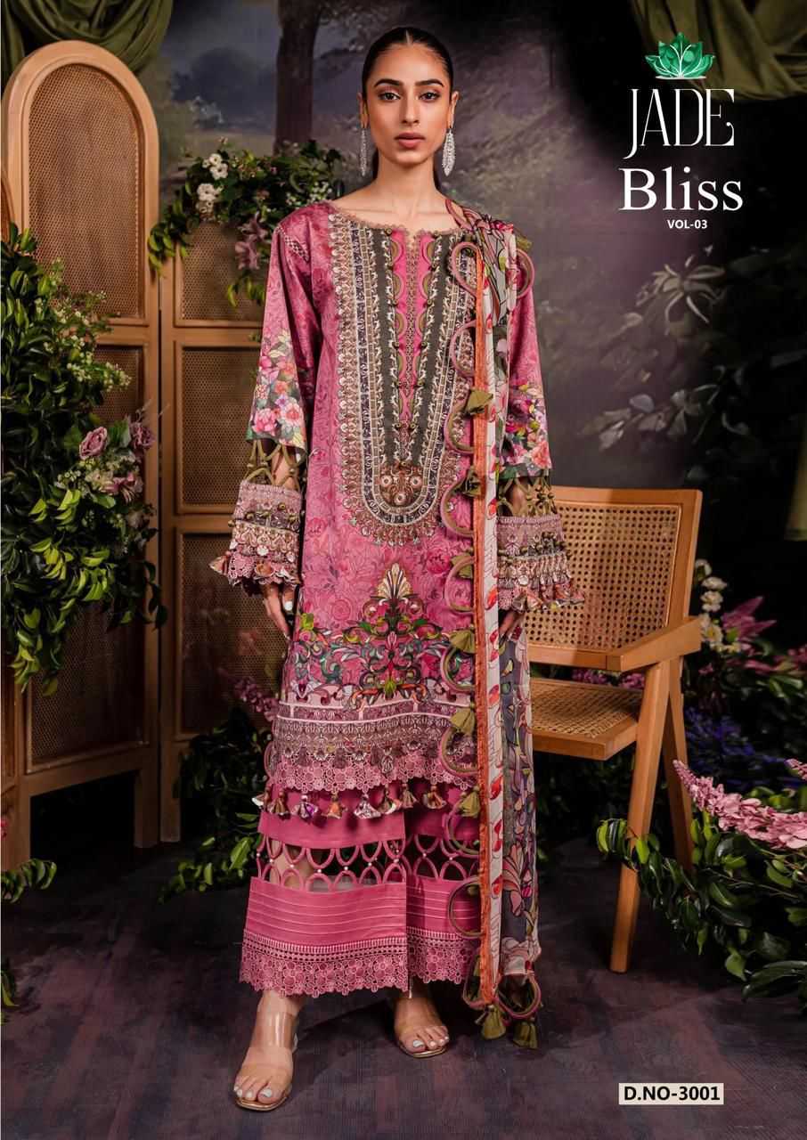 Nand Gopal Jade Bliss Vol 3 Cotton Dress Material Wholesale catalog