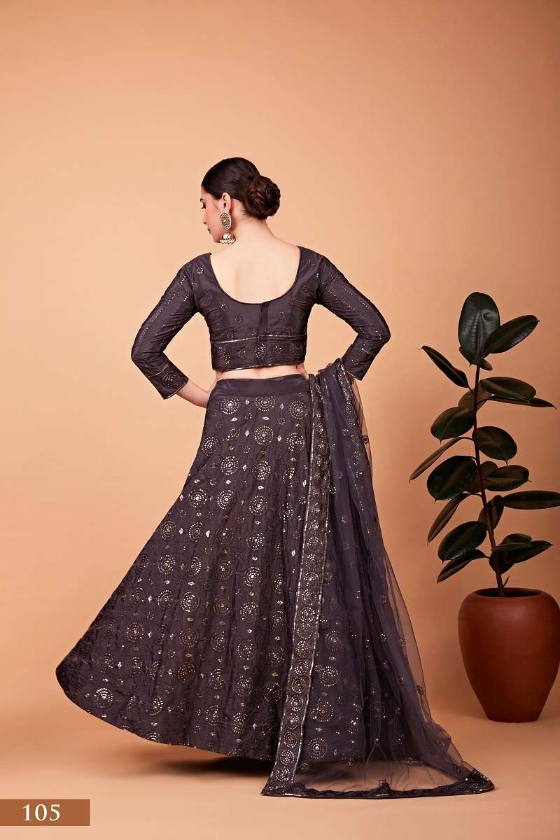 NAYRA VOL – 1 GREY Lehenga choli Wholesale catalog