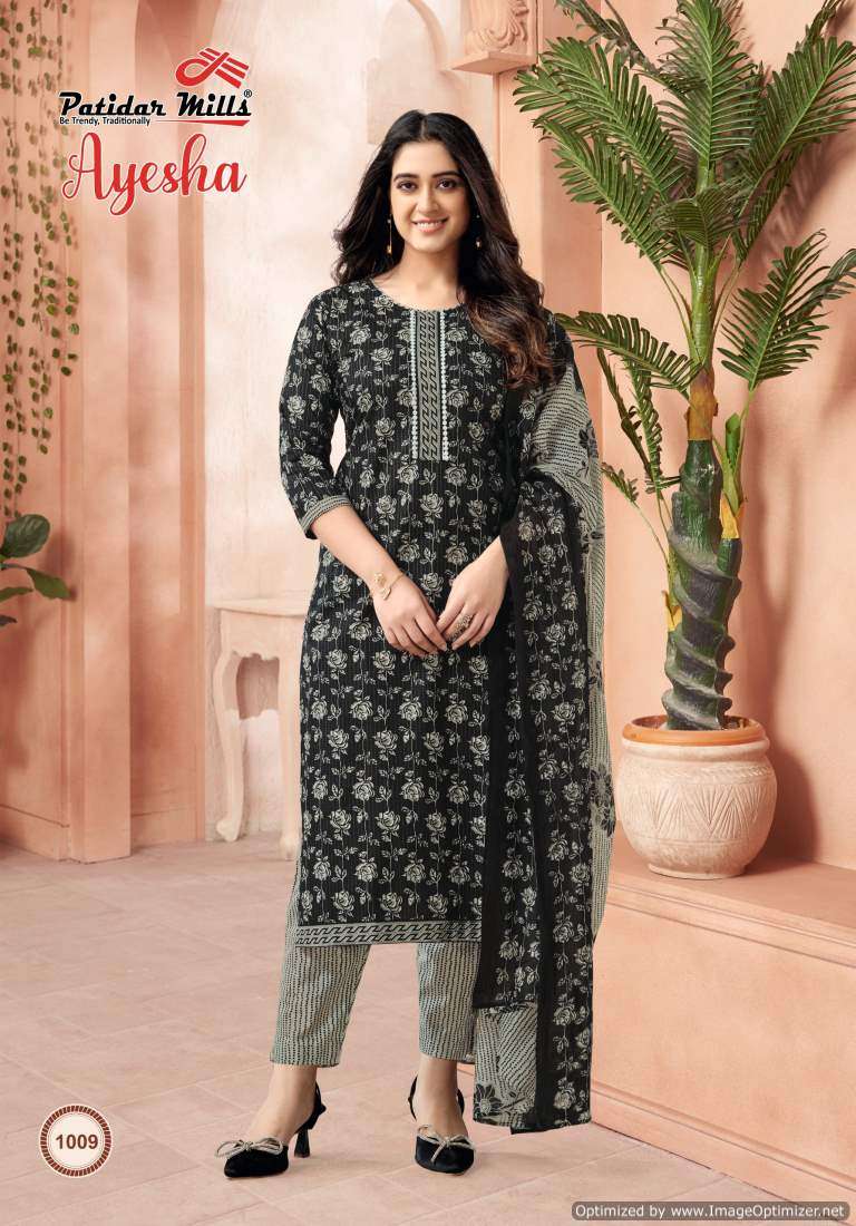 Patidar Mills Ayesha Vol-1 – Dress Material - Wholesale Catalog