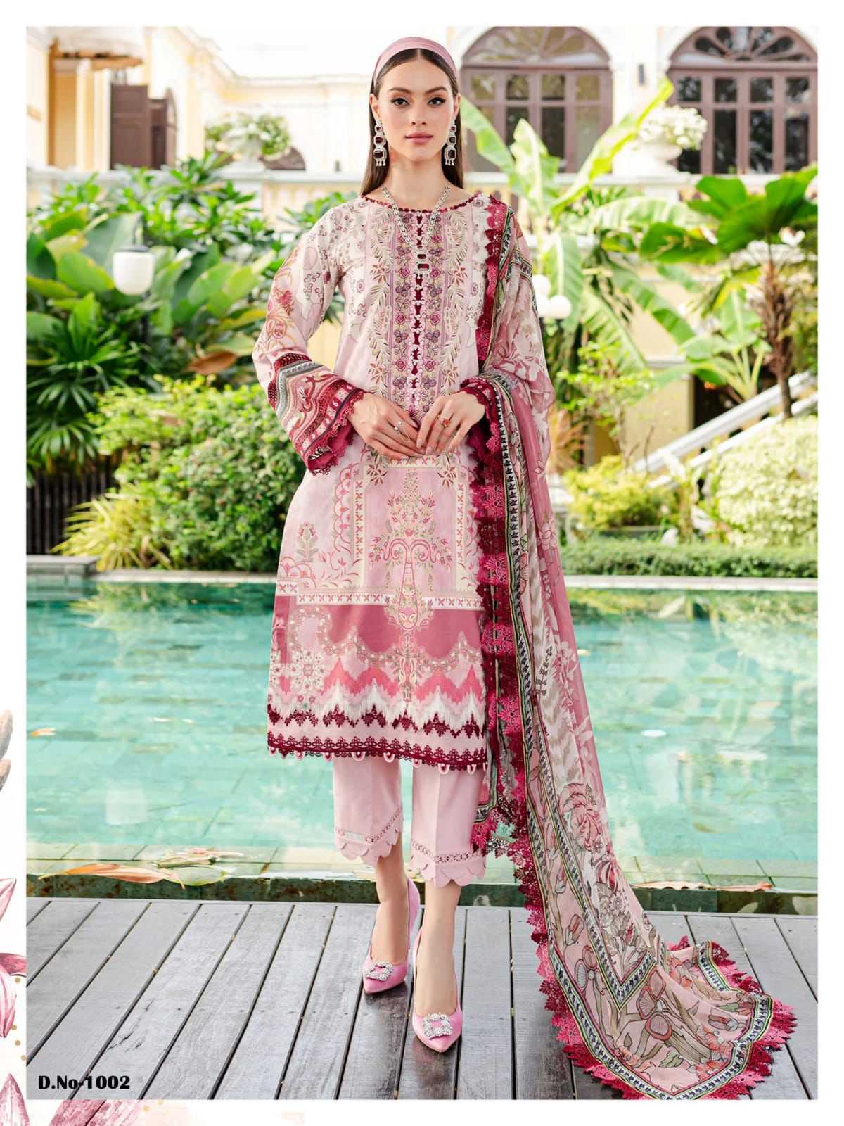 Rang Rasiya Elan Lawn 1 Cotton Karachi Dress Material Wholesale catalog