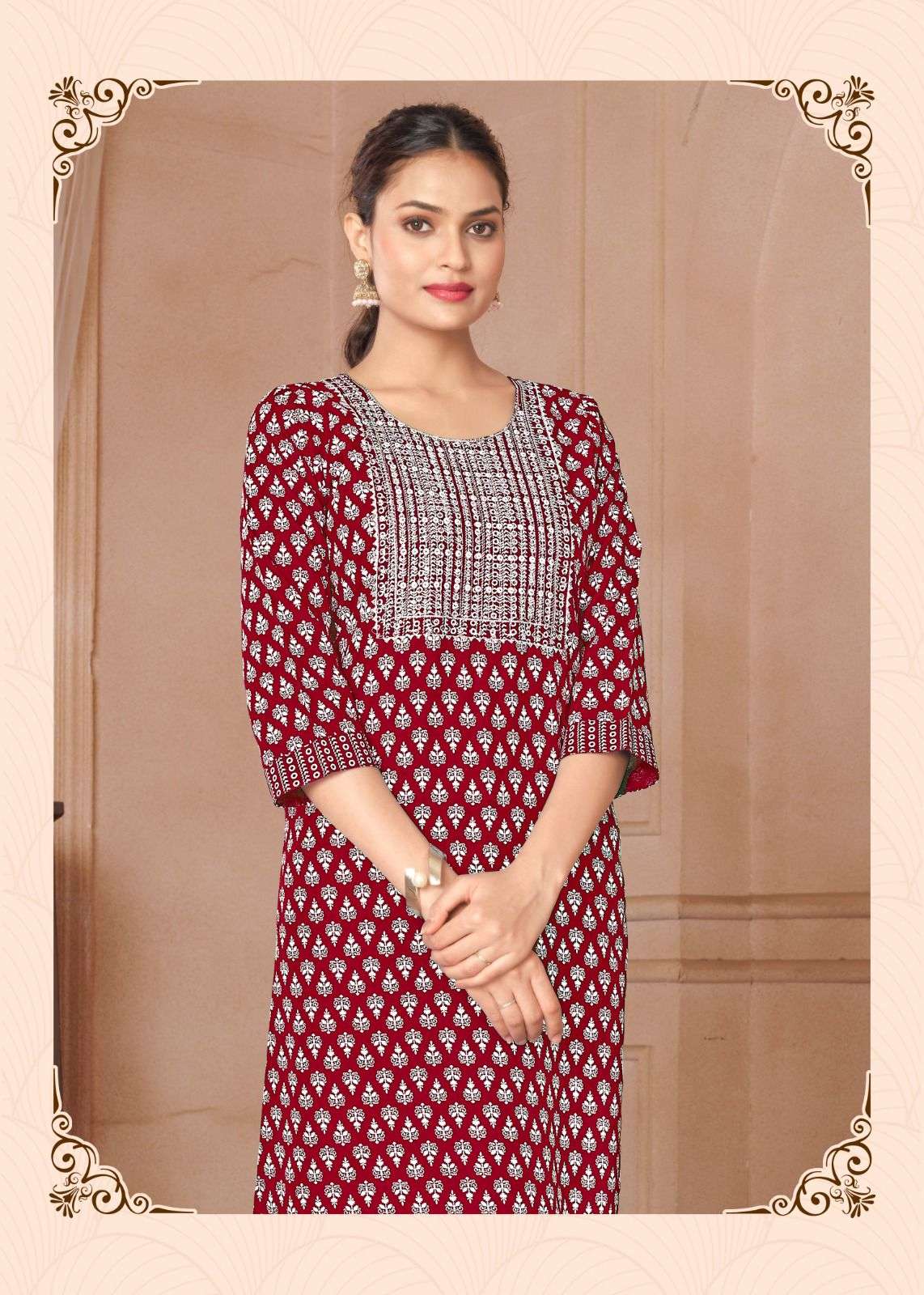 RANGOLI -1 Kurti Wholesale catalog