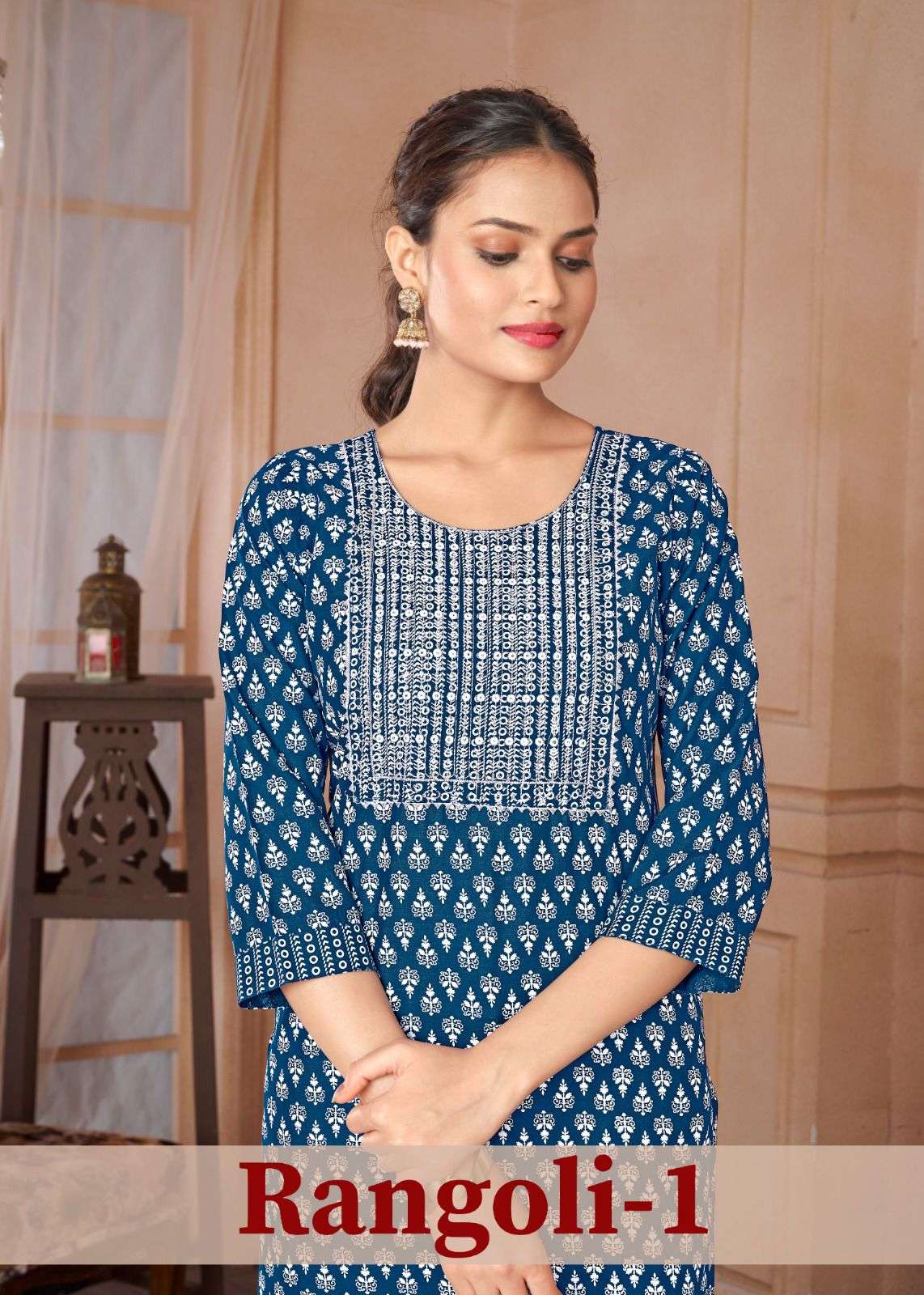 RANGOLI -1 Kurti Wholesale catalog