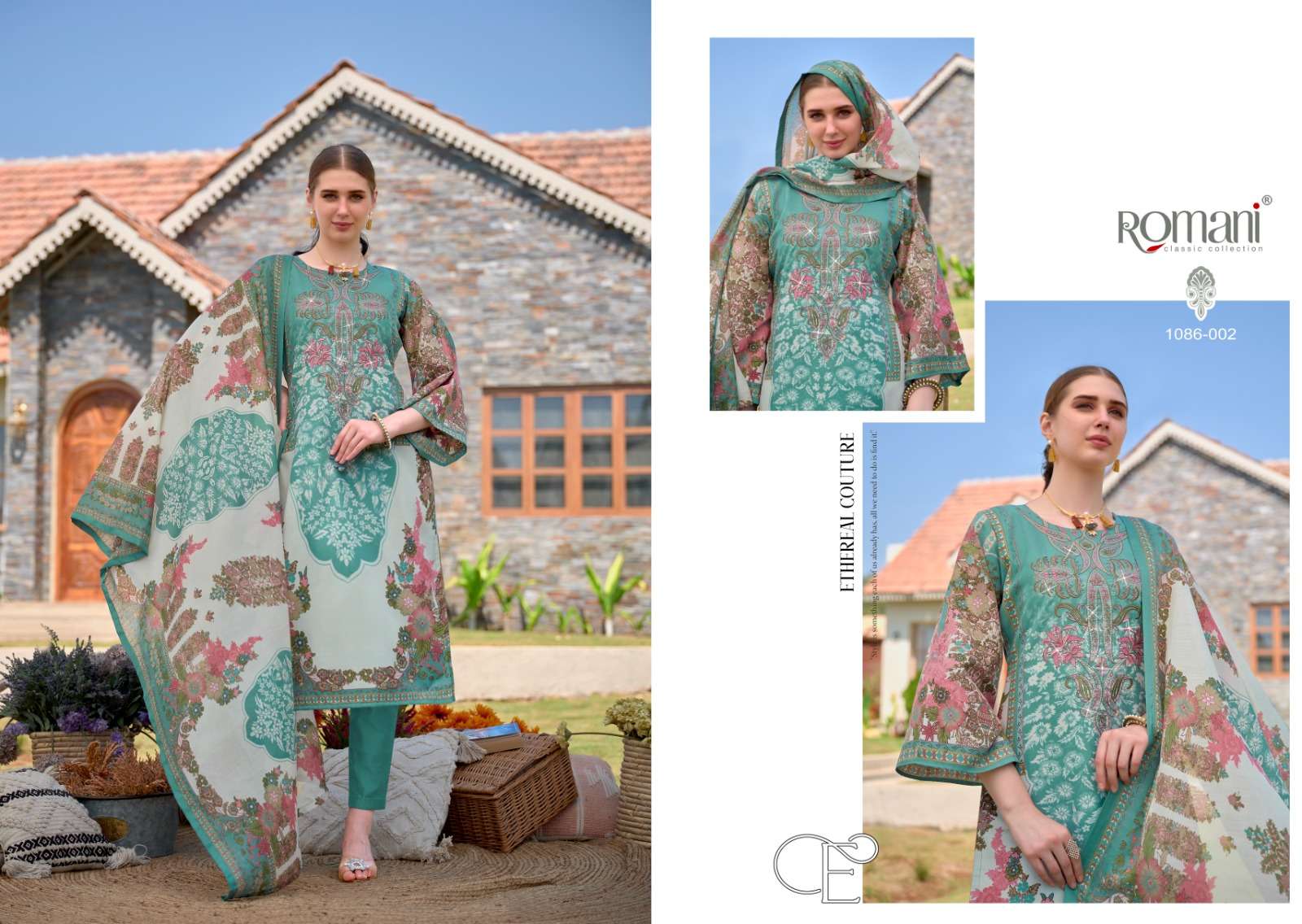 Romani Aarzu Vol 3 Soft Cotton Dress Material Wholesale catalog