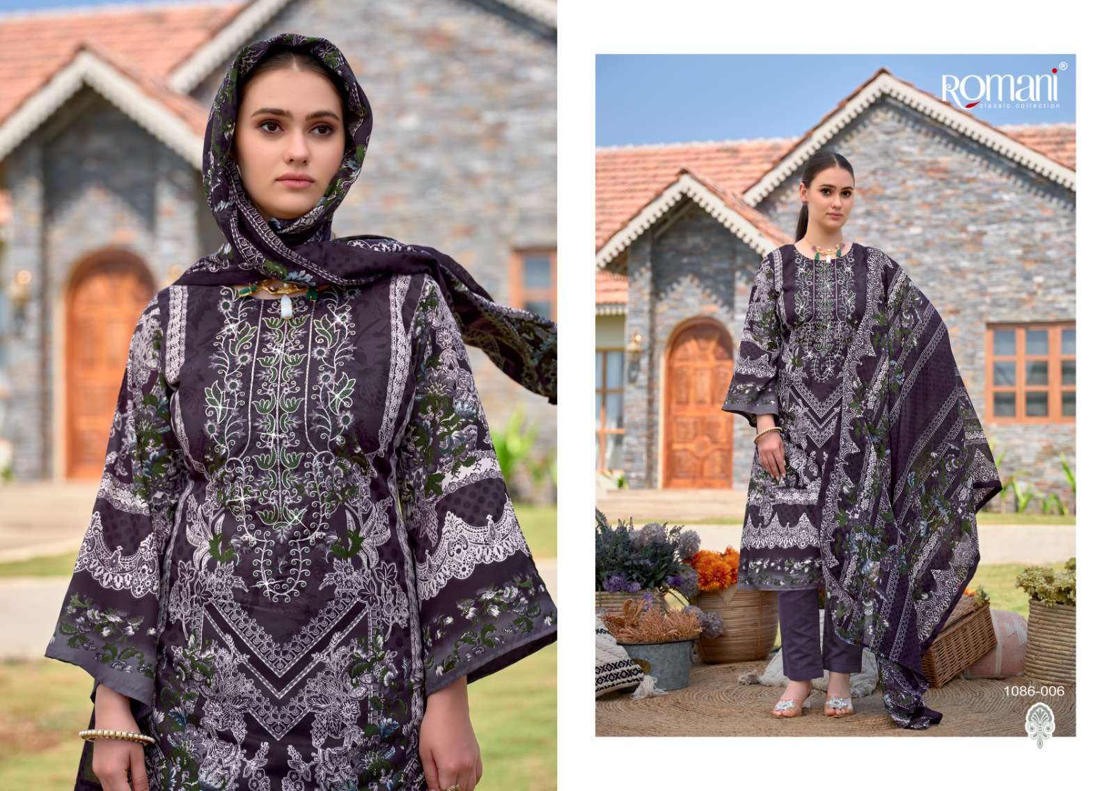 Romani Aarzu Vol 3 Soft Cotton Dress Material Wholesale catalog