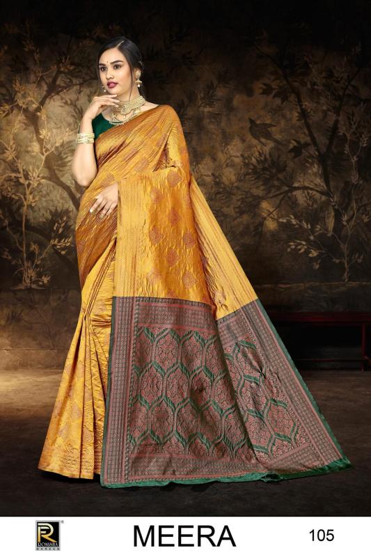 Ronisha Meera  Banarasi Silk Saree Wholesale catalog