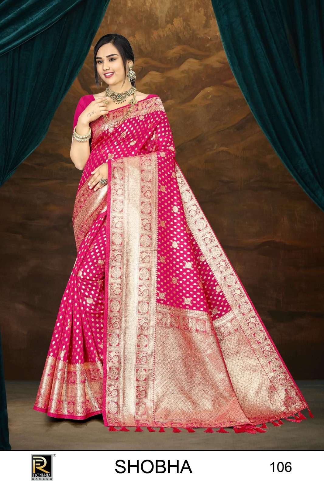 Ronisha Shobha Banarasi Silk Saree Wholesale catalog