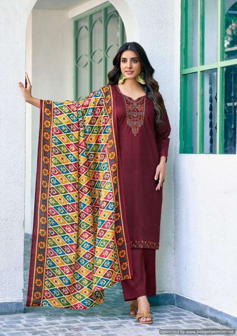 Saanvi Romani – Dress Material - Wholesale Catalog