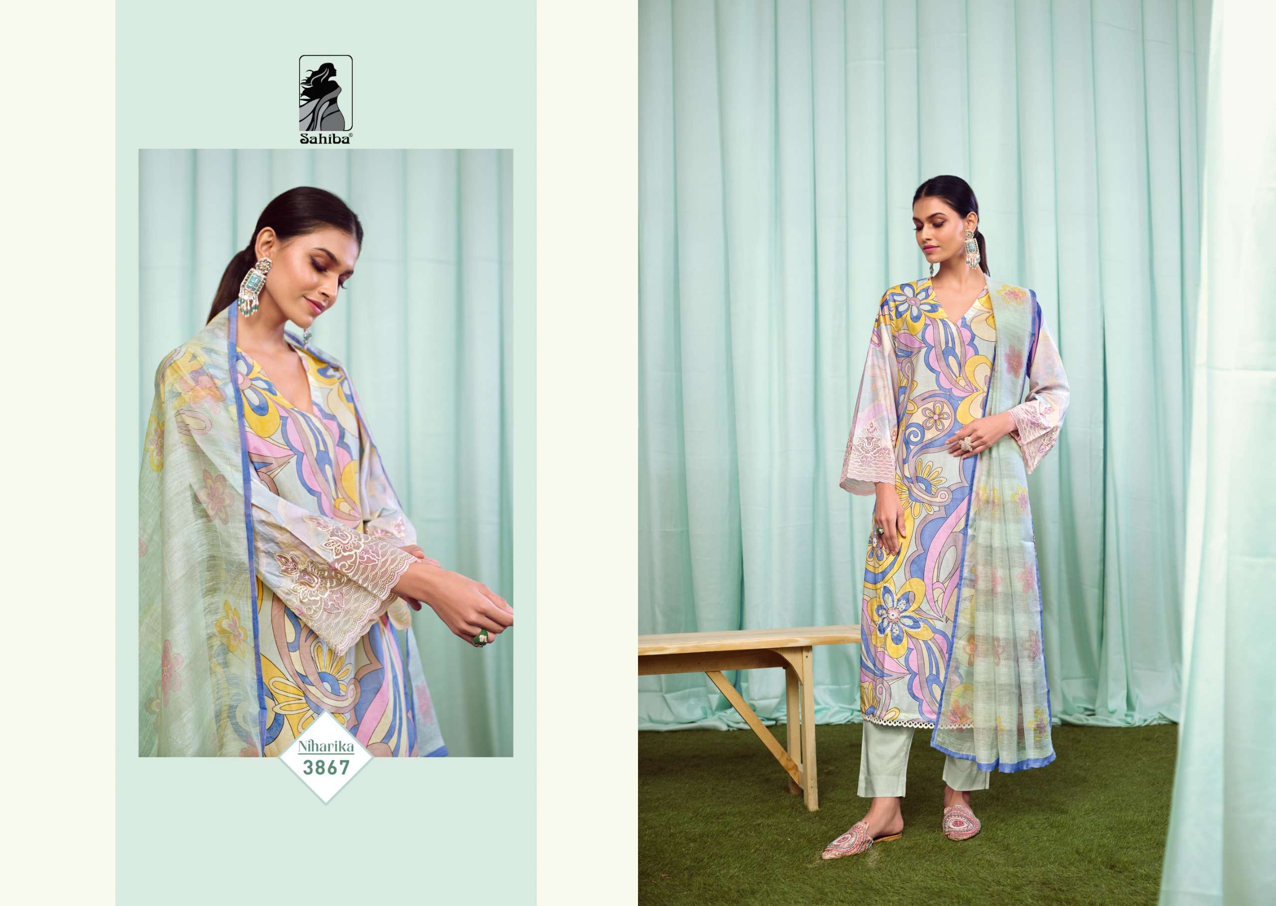 Sahiba NIHARIKA Dress Material Wholesale catalog