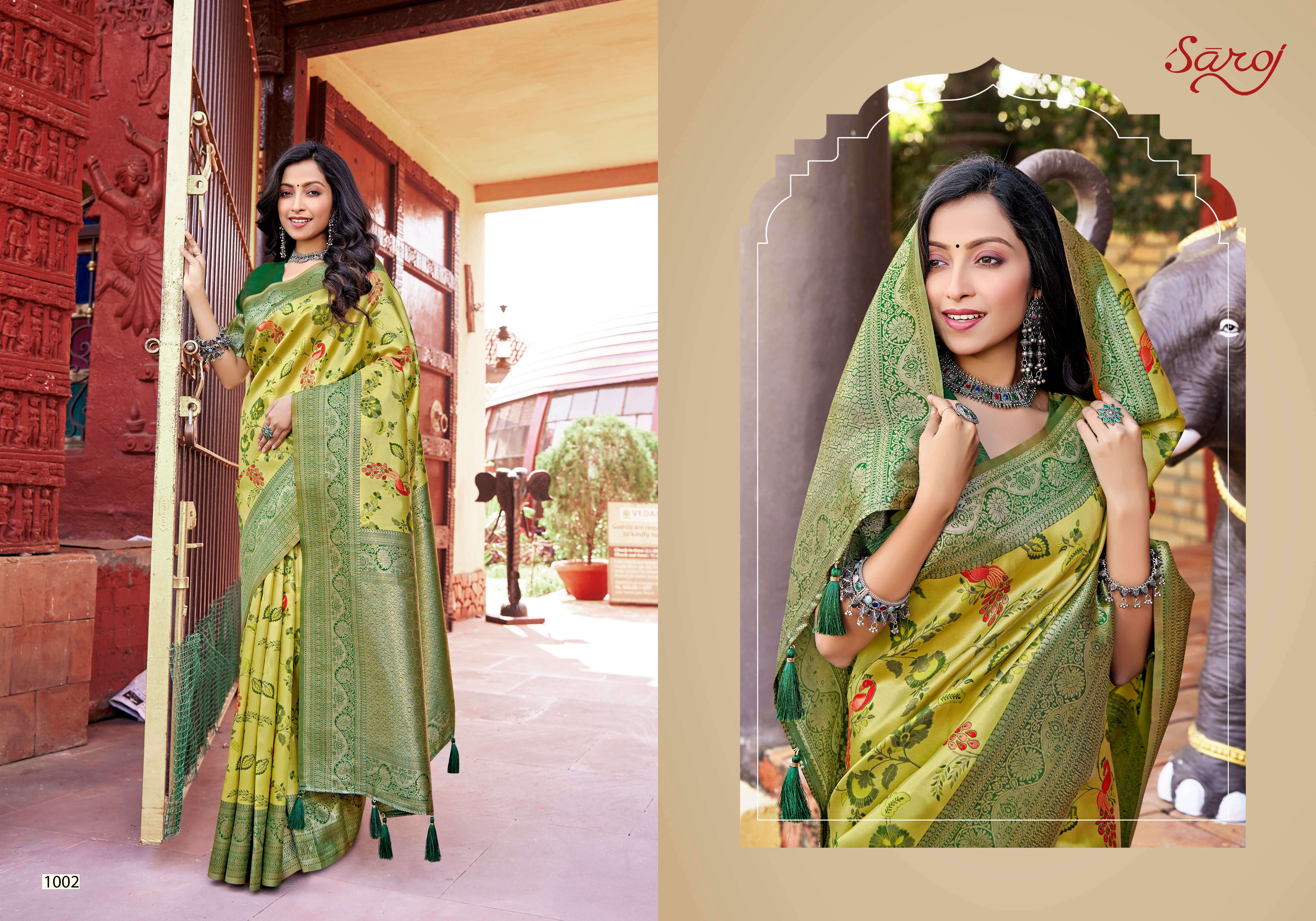 Saroj NIRMAYA Vol - 1 Soft Silk saree Saree Wholesale catalog    