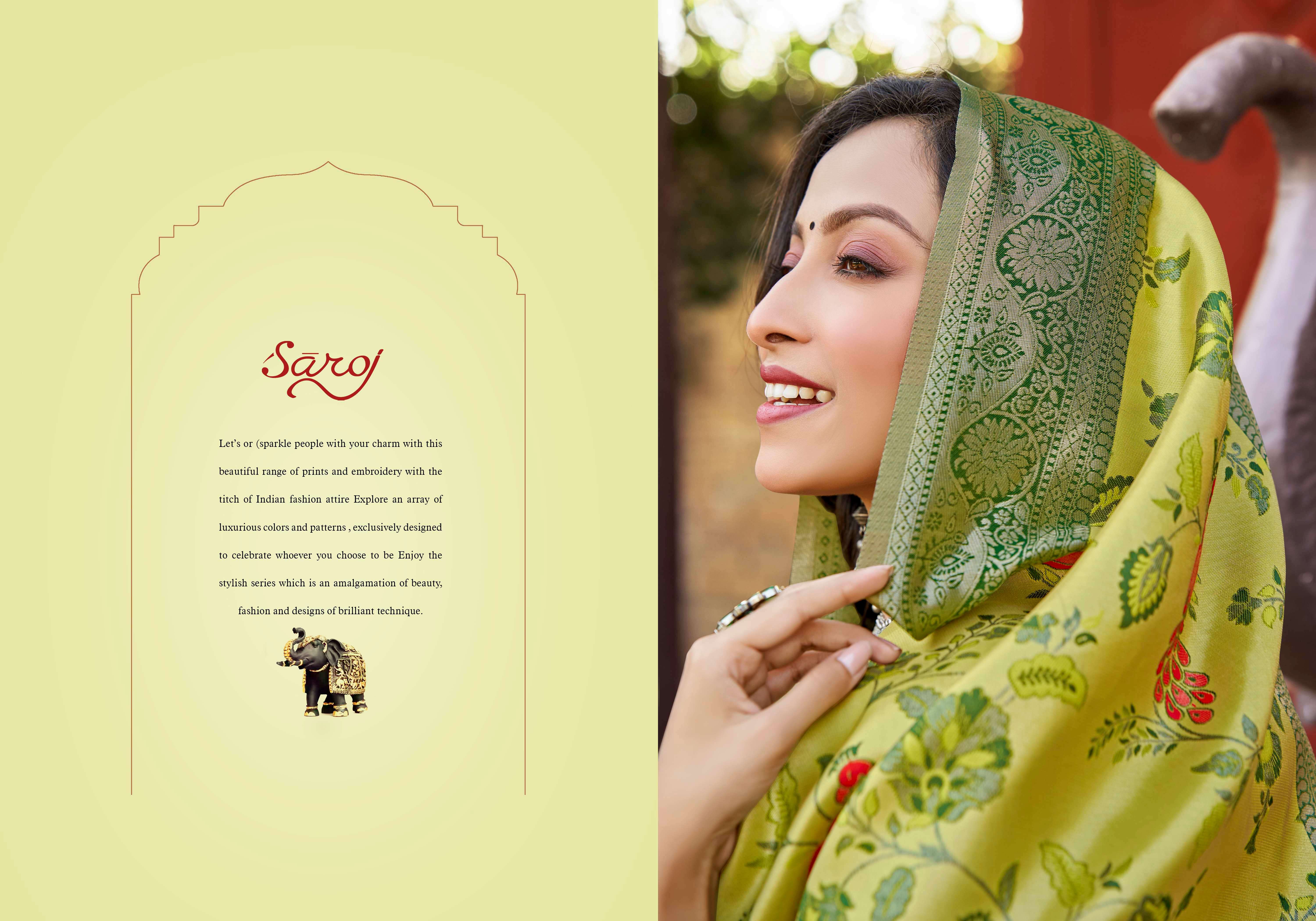 Saroj NIRMAYA Vol - 1 Soft Silk saree Saree Wholesale catalog    