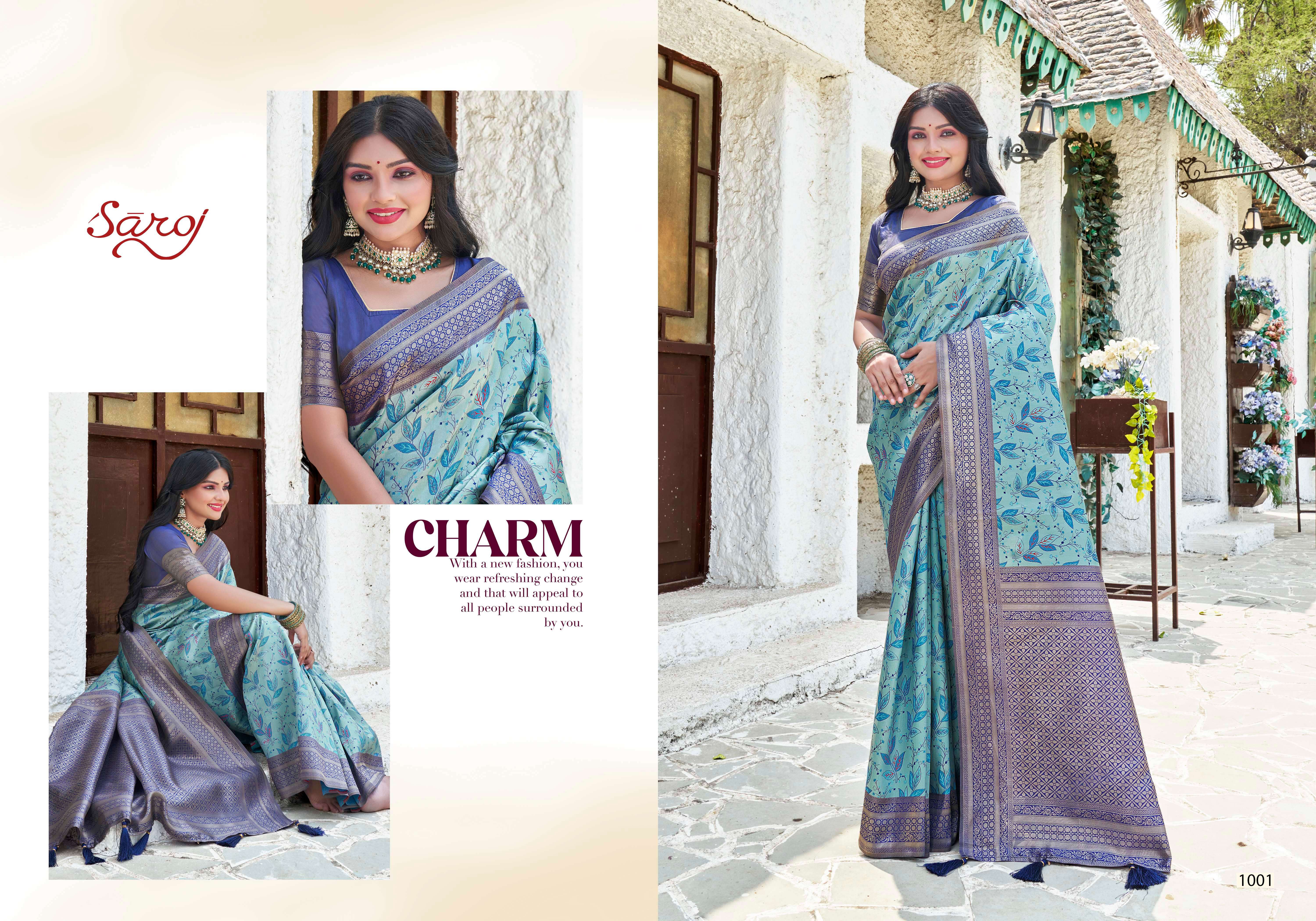 Saroj Nirmaya Vol.2 Soft silk saree rich pallu Wholesale catalog  