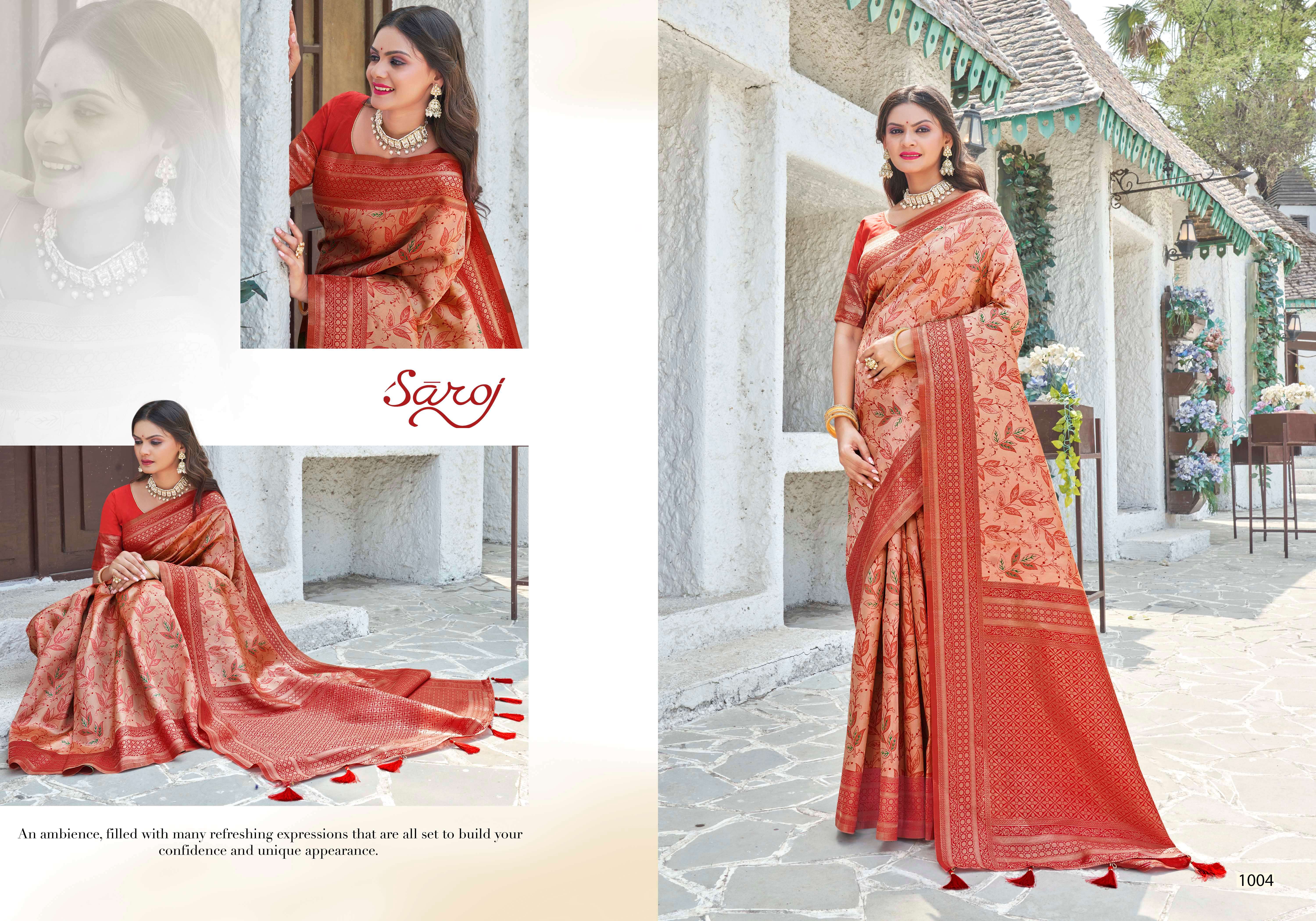 Saroj Nirmaya Vol.2 Soft silk saree rich pallu Wholesale catalog  