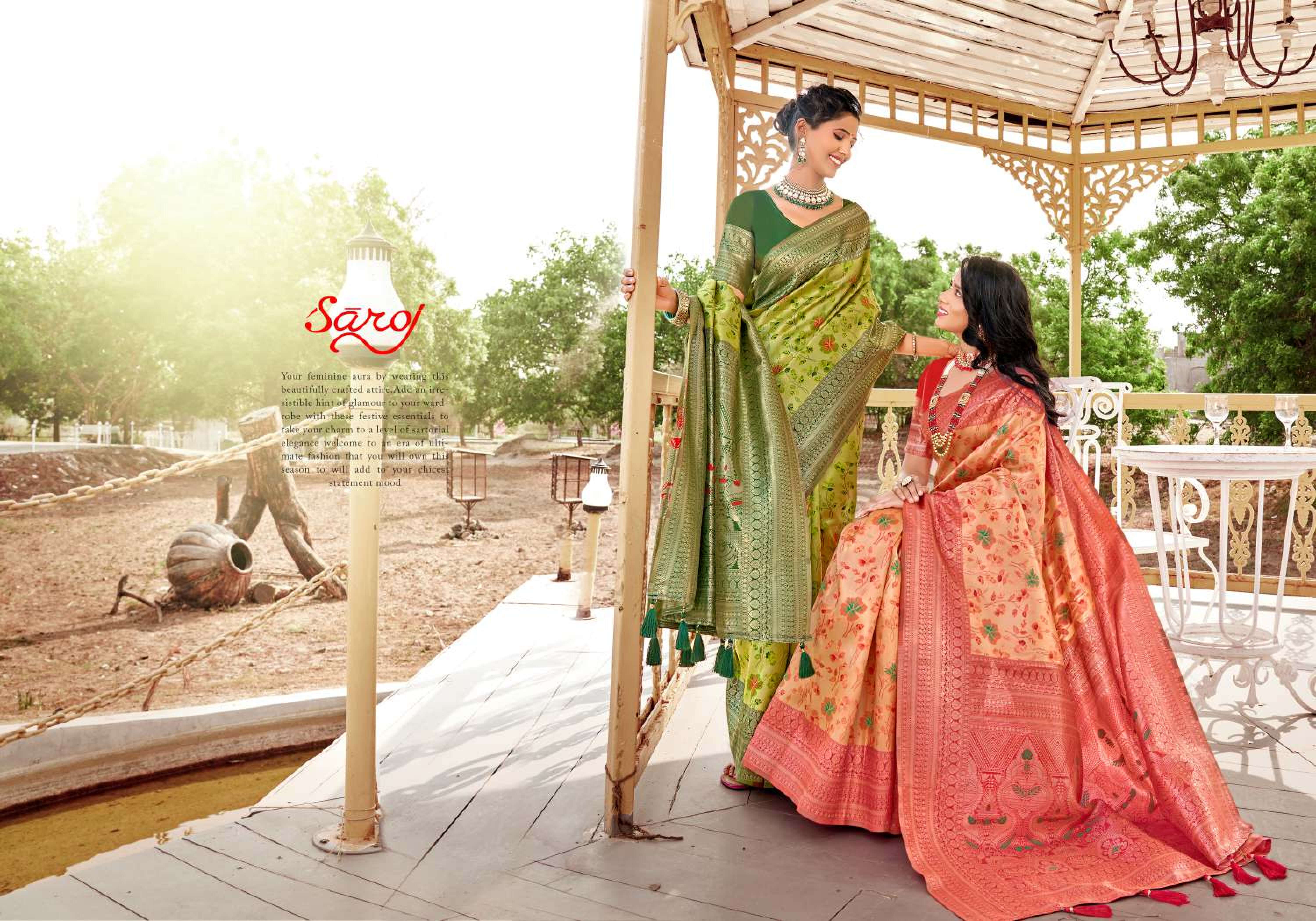 Saroj Nirmaya Vol.3 Soft silk saree rich pallu Wholesale catalog  