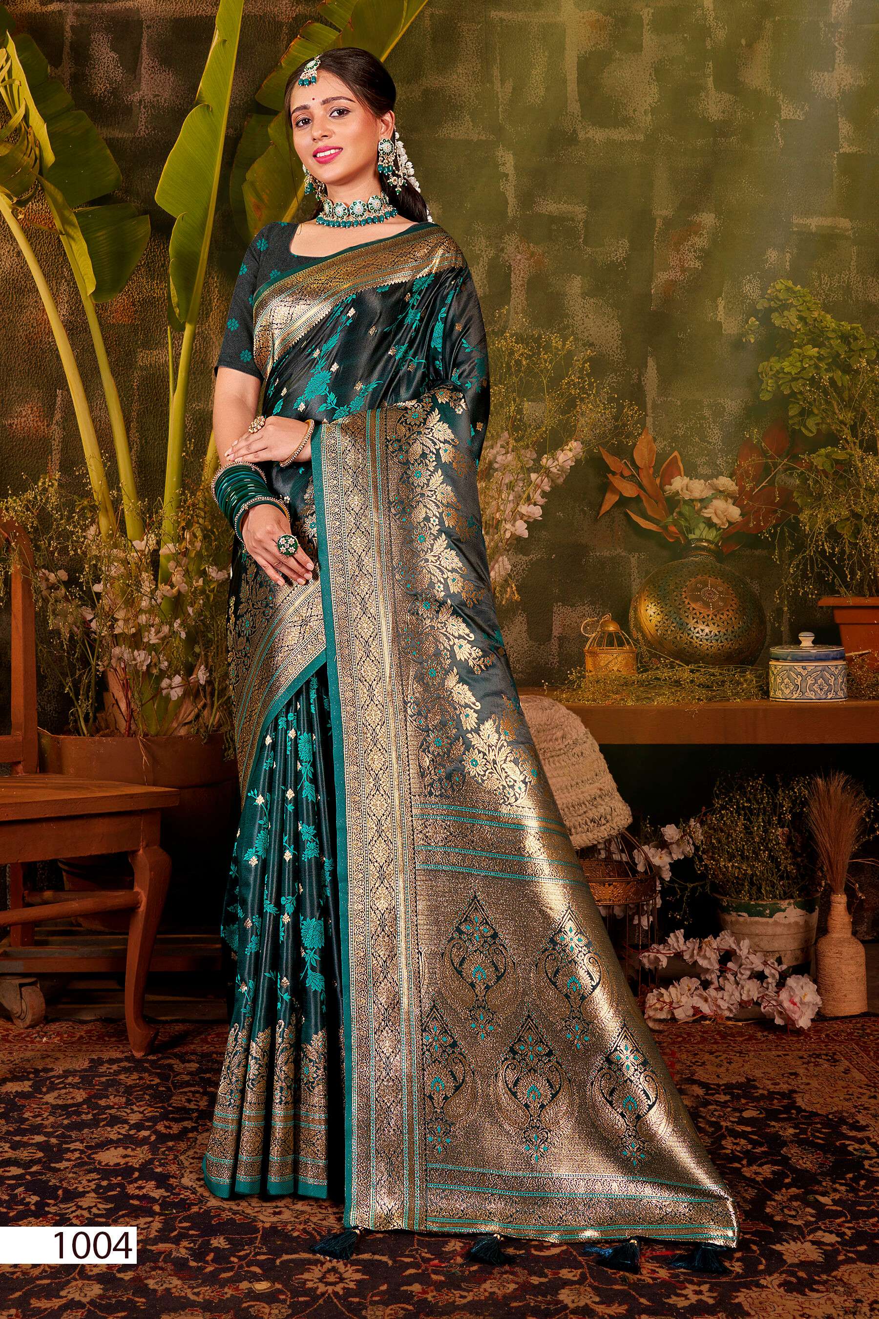 Saroj Royal Queen Vol.2 Satin 50*600 Silk Saree Wholesale catalog    