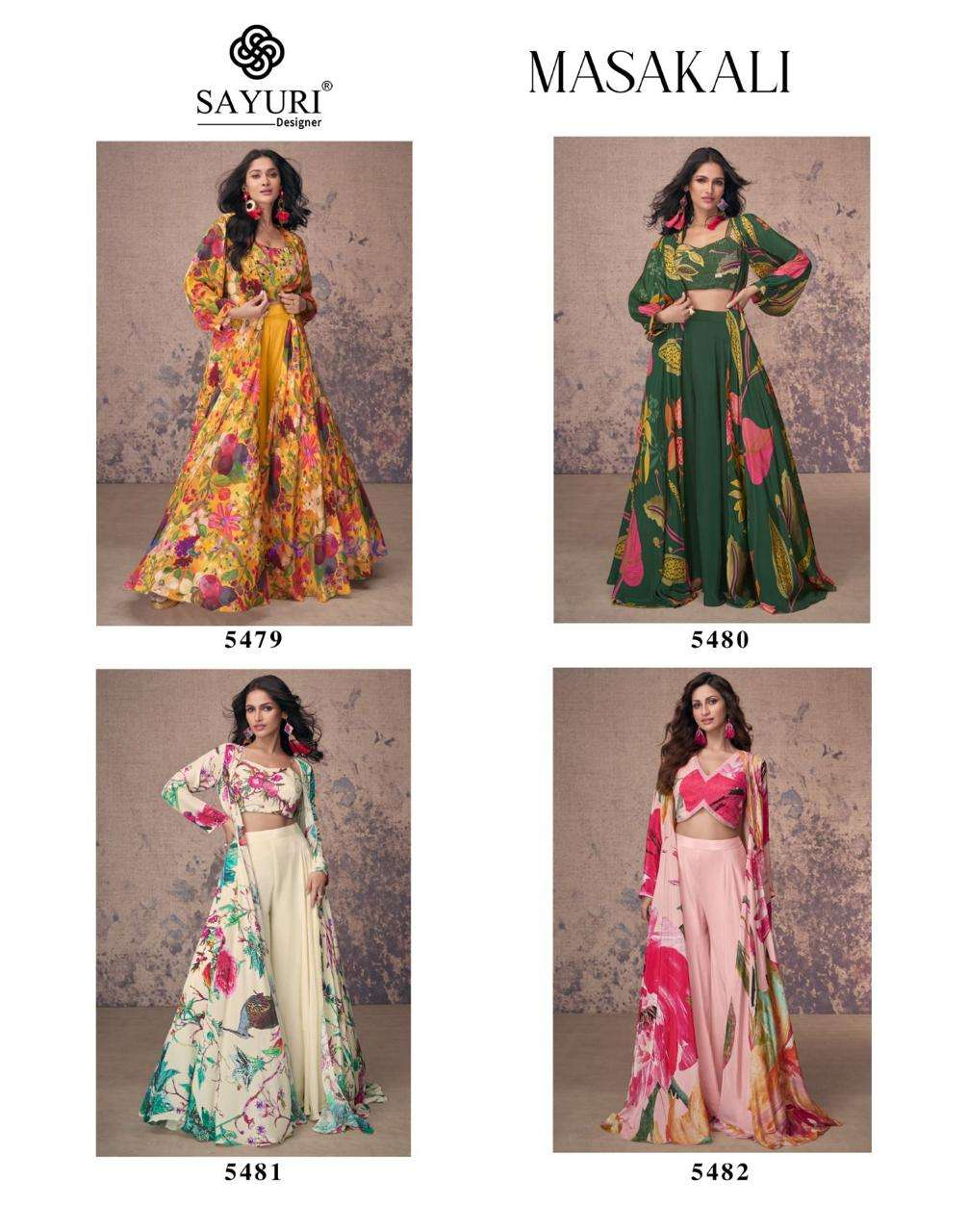 SAYURI DESIGNER MASAKALI  Kurti Long Gown Wholesale catalog