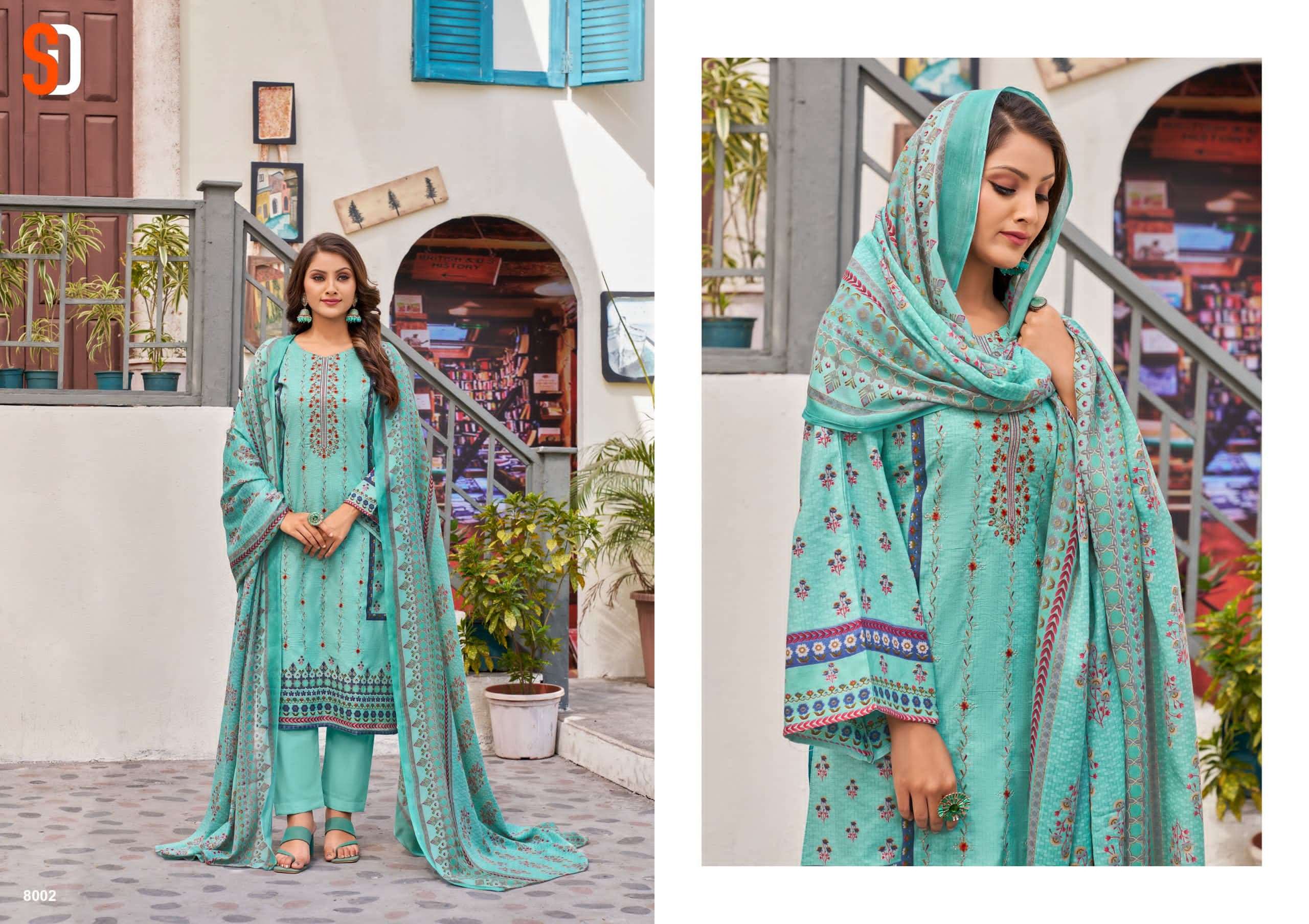 Shraddha Bin Saeed Lawn Collection Vol 8 Pakistani Suit Wholesale catalog