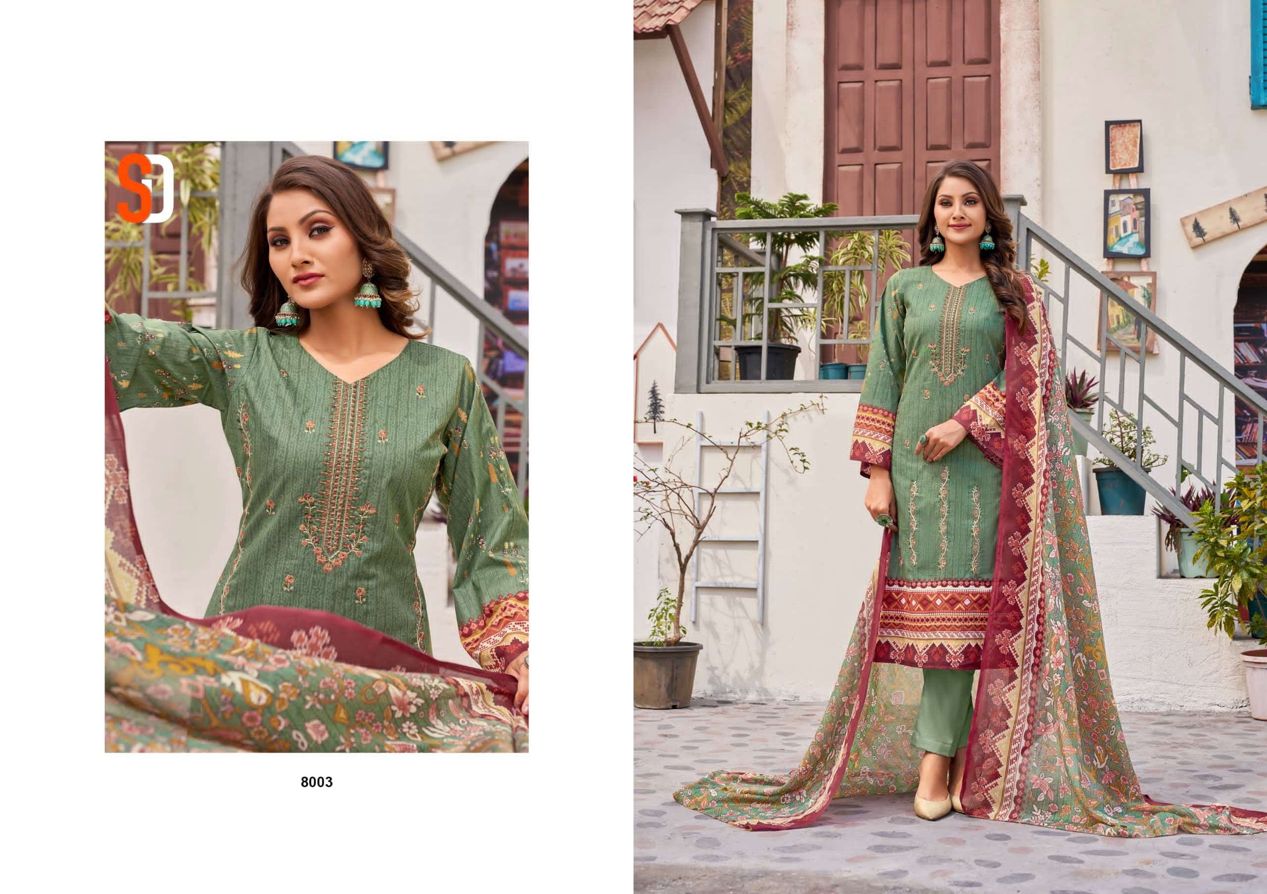 Shraddha Bin Saeed Lawn Collection Vol 8 Pakistani Suit Wholesale catalog