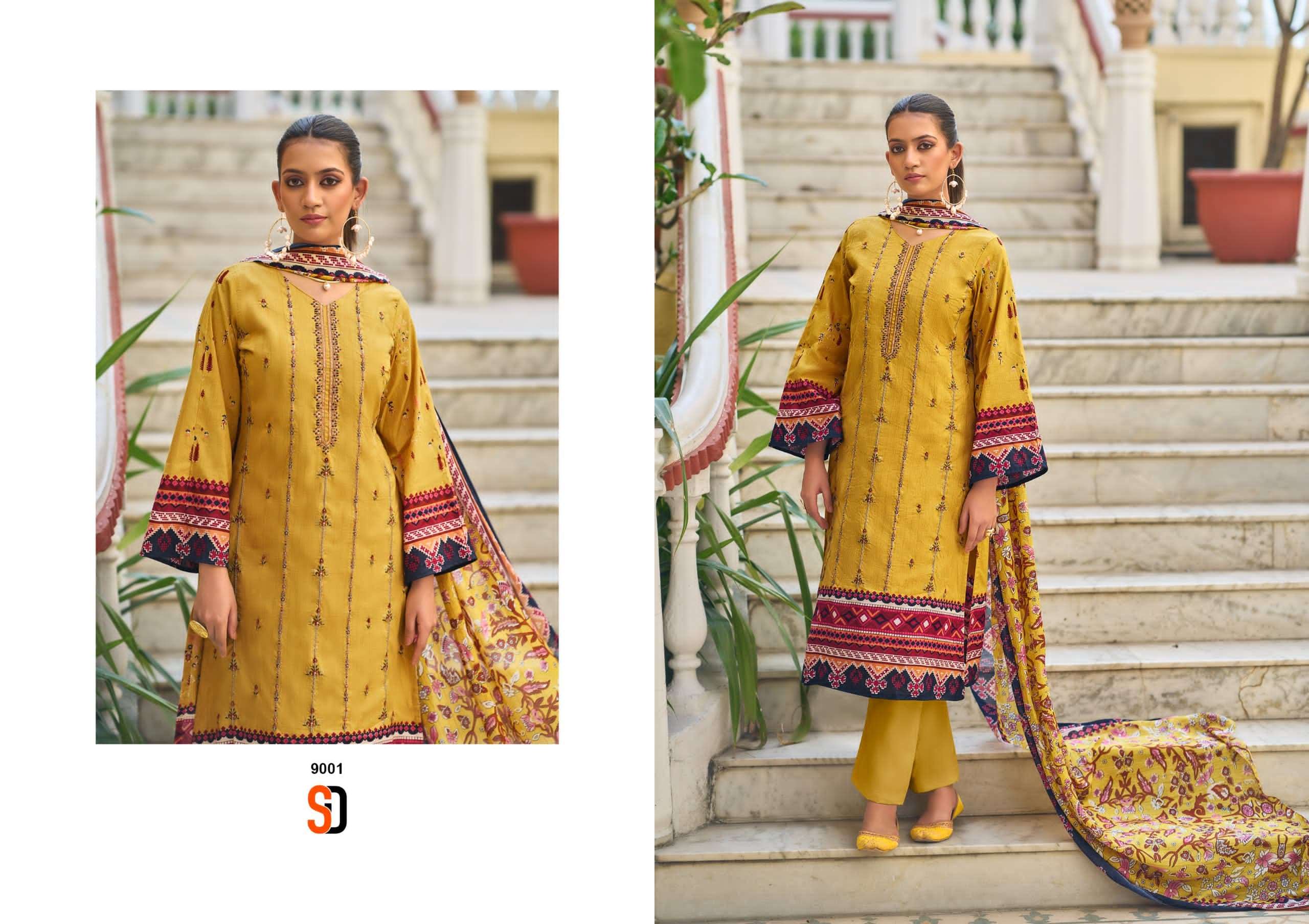 Shraddha Bin Saeed Lawn Collection Vol 9 Pakistani Suit Wholesale catalog