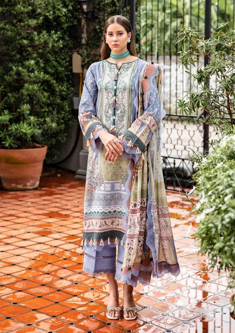 Shraddha Nx Maghul Queen Court 3 Cotton Dupatta Pakistani Suits Wholesale catalog