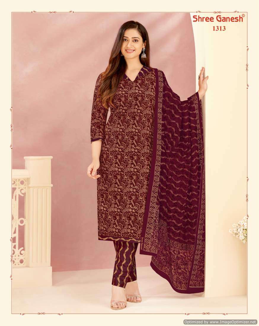 Shree Ganesh Vaani Vol 3 Cotton Dress Material Wholesale catalog