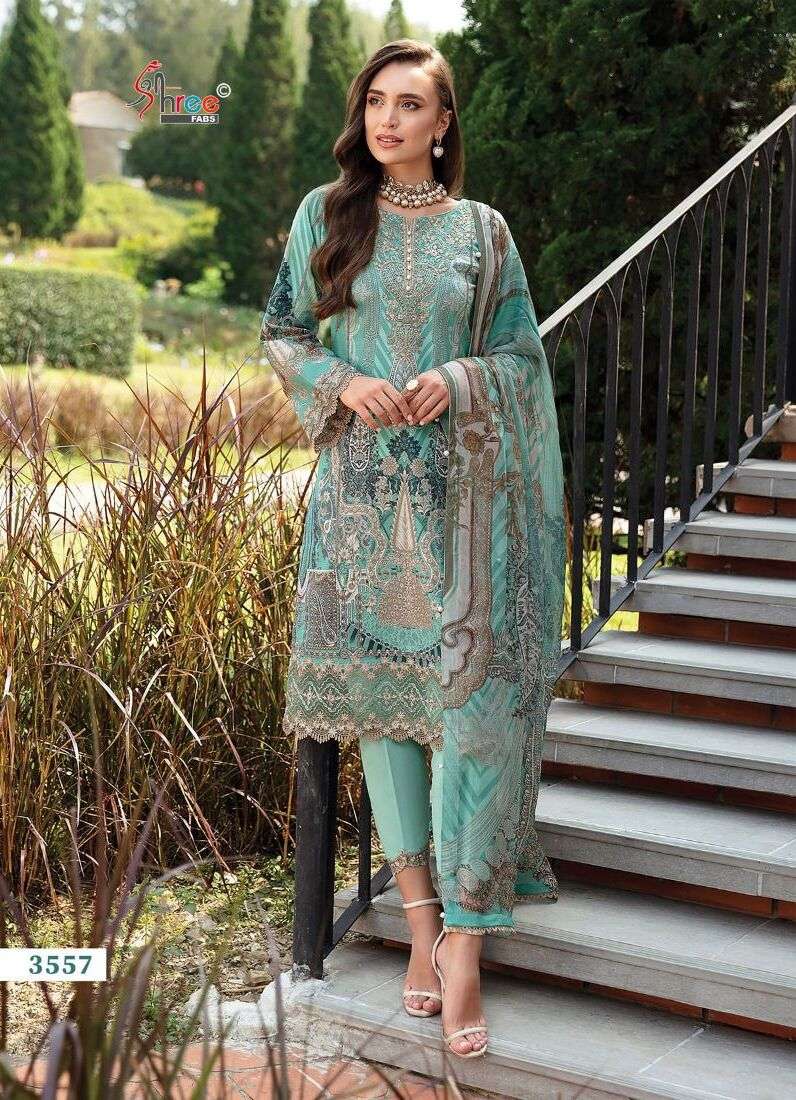 Shree Gulaal Luxury Lawn Vol 1 Cotton Dupatta Pakistani Suit Wholesale catalog