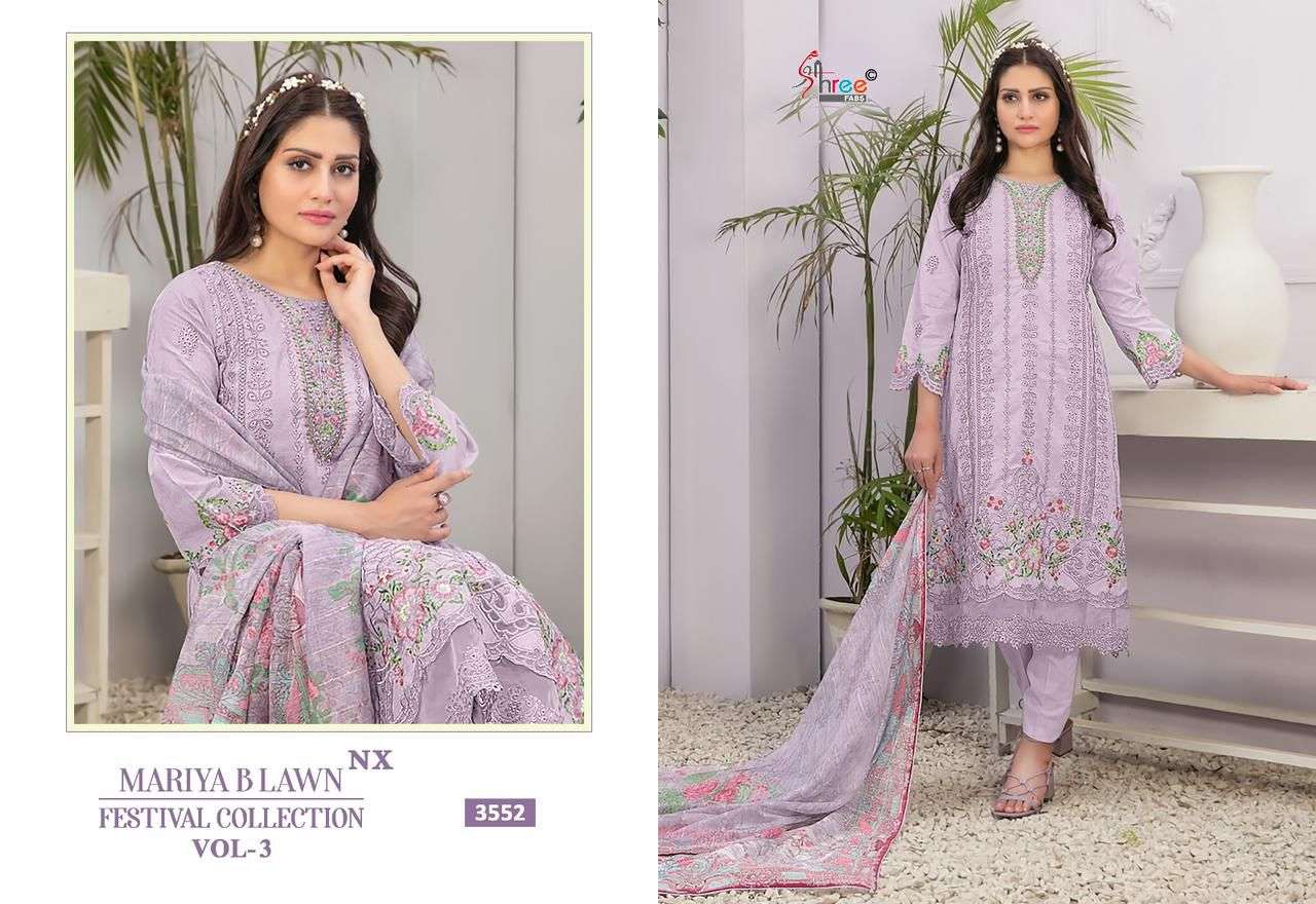 Shree Mariya B Vol 3 Nx Chiffon Dupatta Pakistani Suits Wholesale catalog